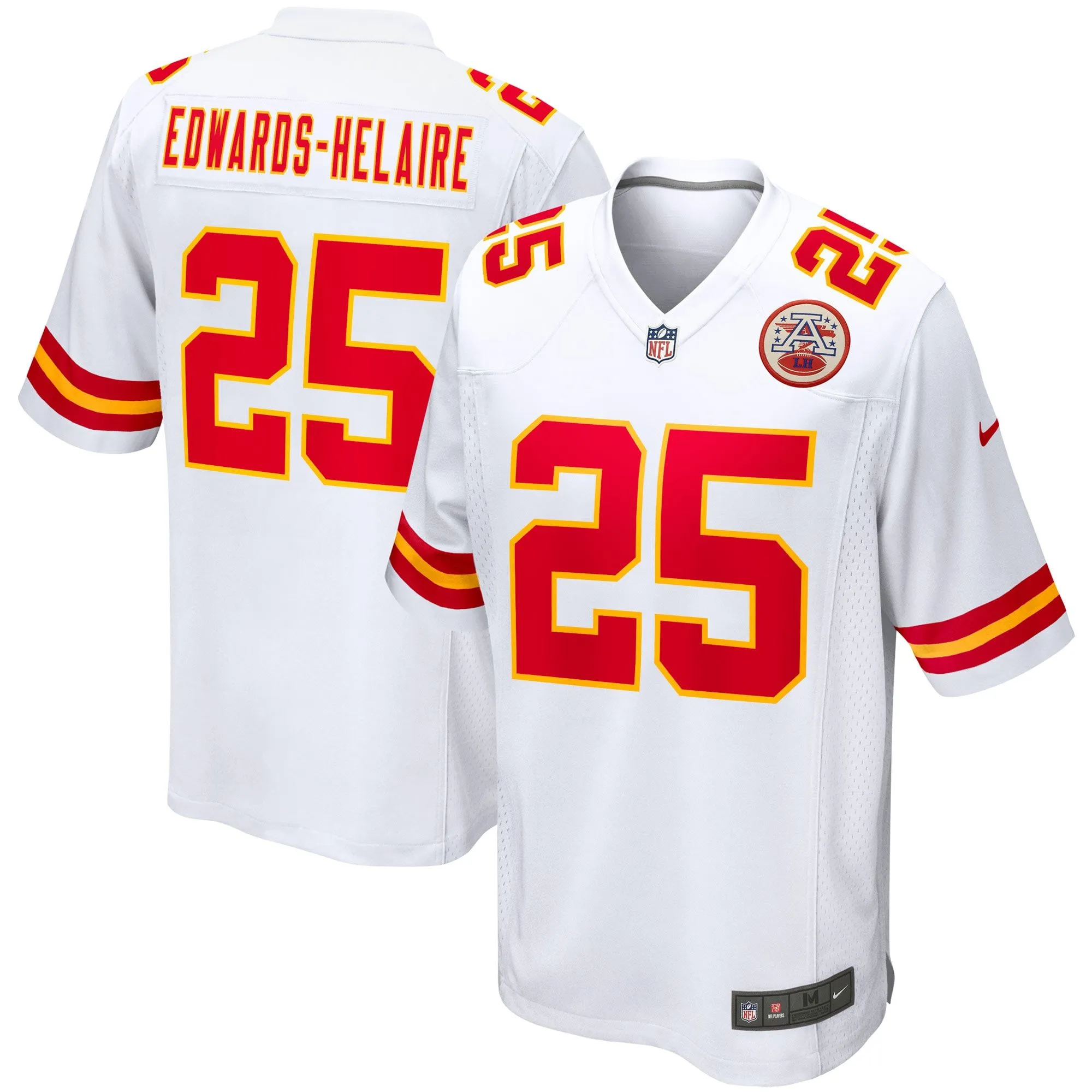 Clyde Edwards-Helaire Kansas City Chiefs  Game Jersey - White