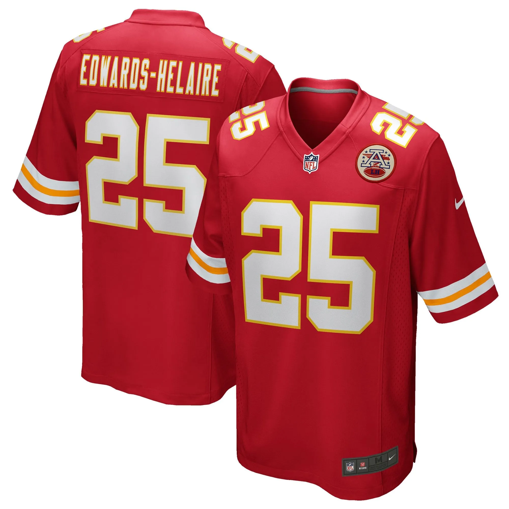 Clyde Edwards-Helaire Kansas City Chiefs  Player Game Jersey - Red