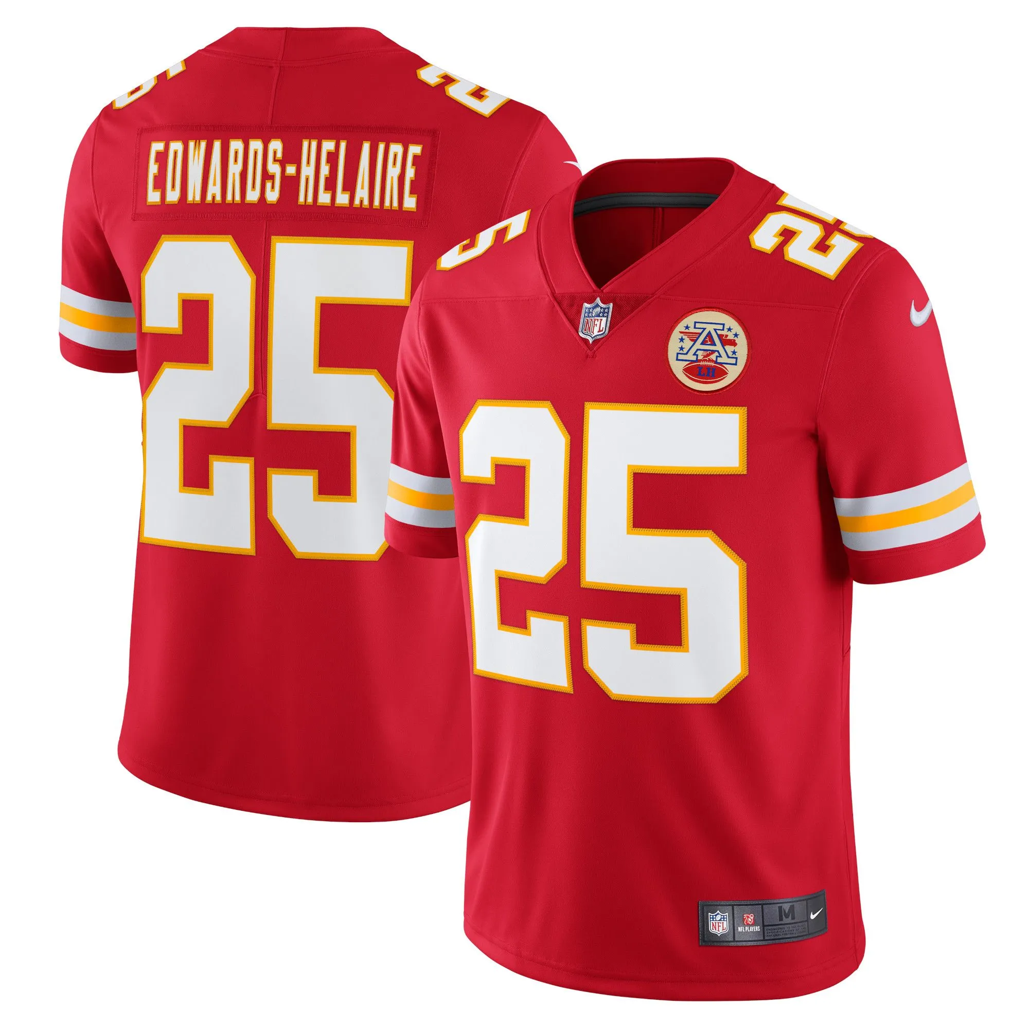 Clyde Edwards-Helaire Kansas City Chiefs  Vapor Limited Jersey - Red