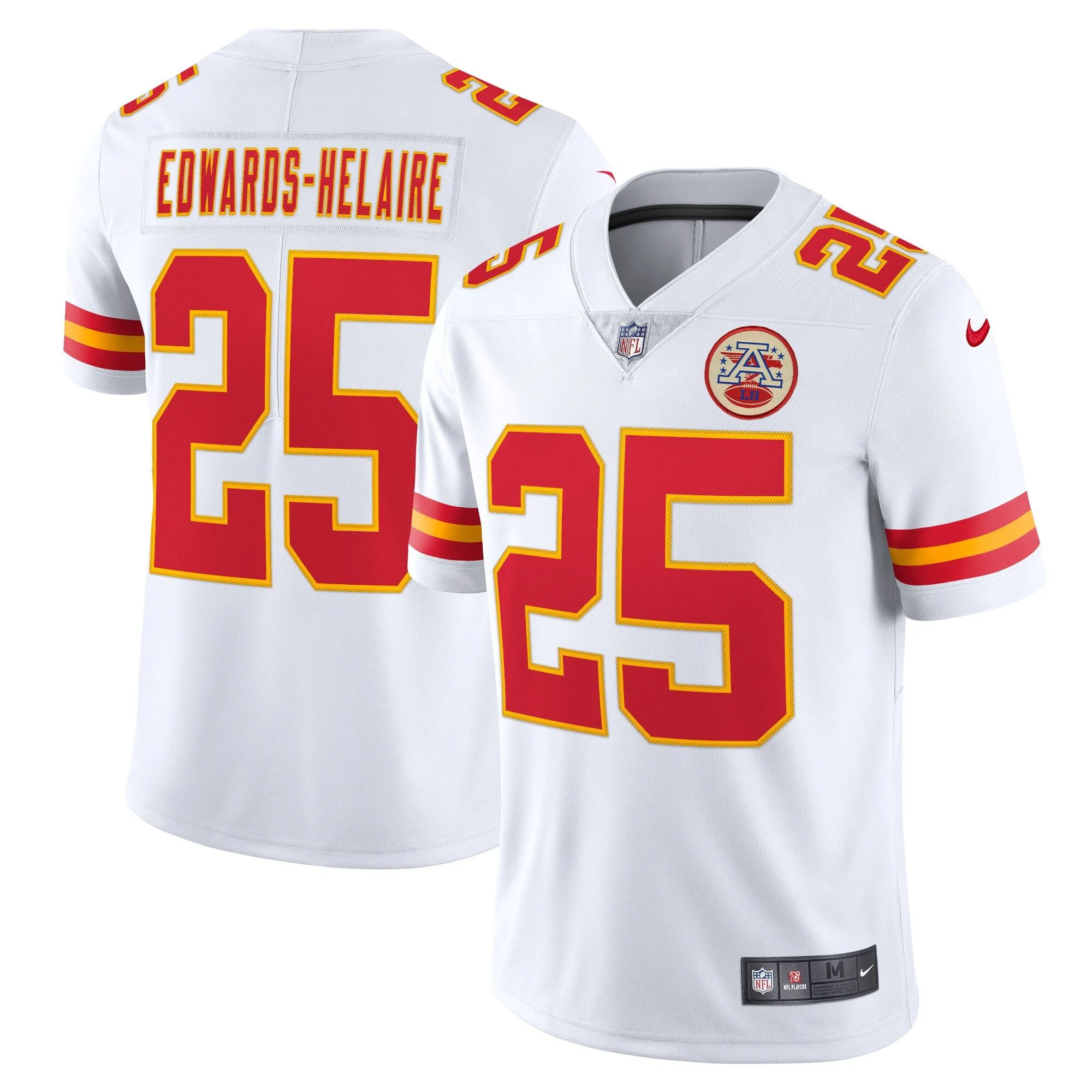 Clyde Edwards-Helaire Kansas City Chiefs  Vapor Limited Jersey - White