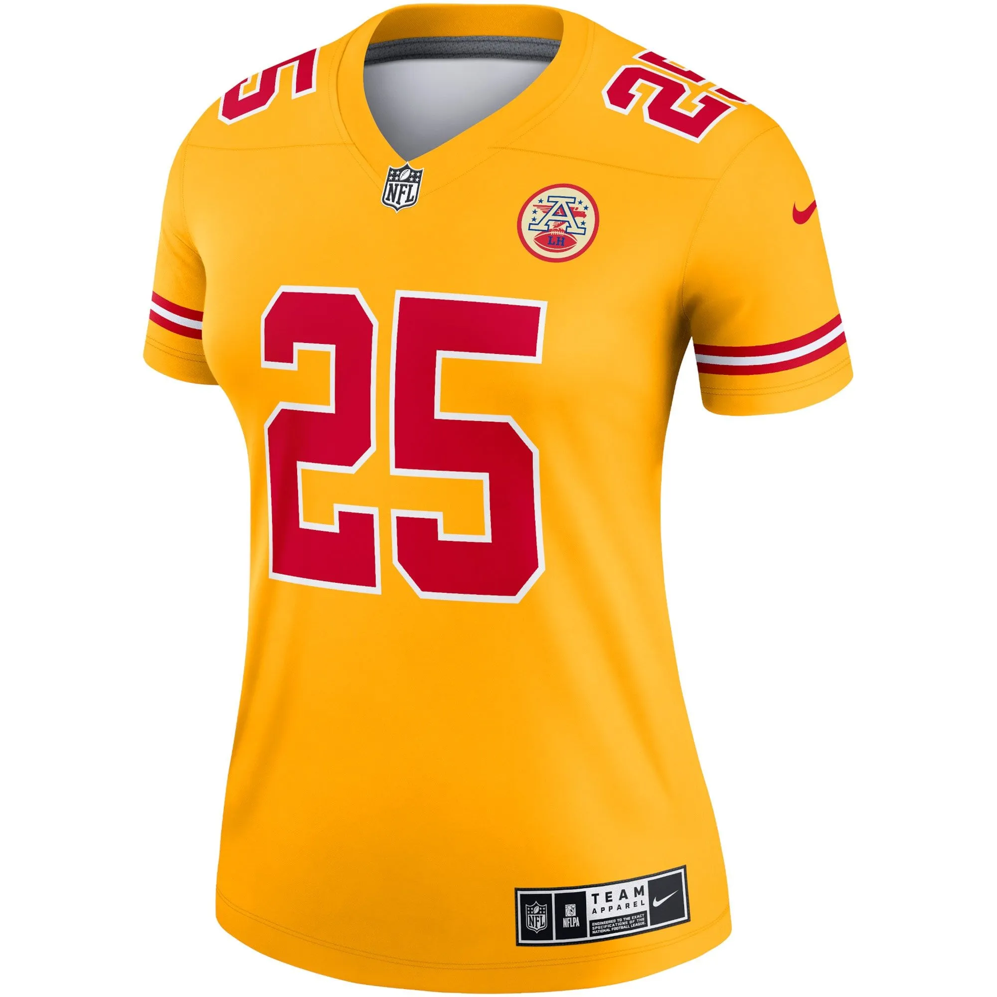 Clyde Edwards-Helaire Kansas City Chiefs  Women's Inverted Legend Jersey - Gold