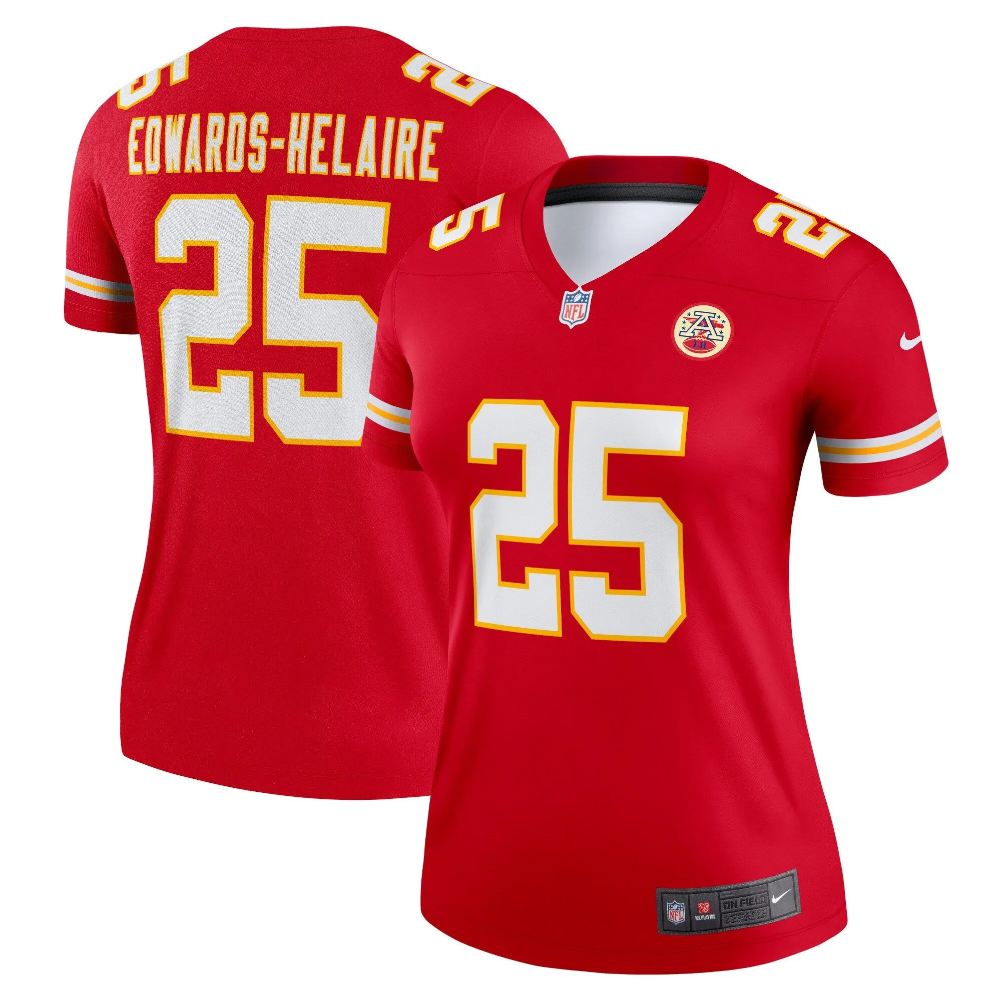 Clyde Edwards-Helaire Kansas City Chiefs  Women's Legend Jersey - Red