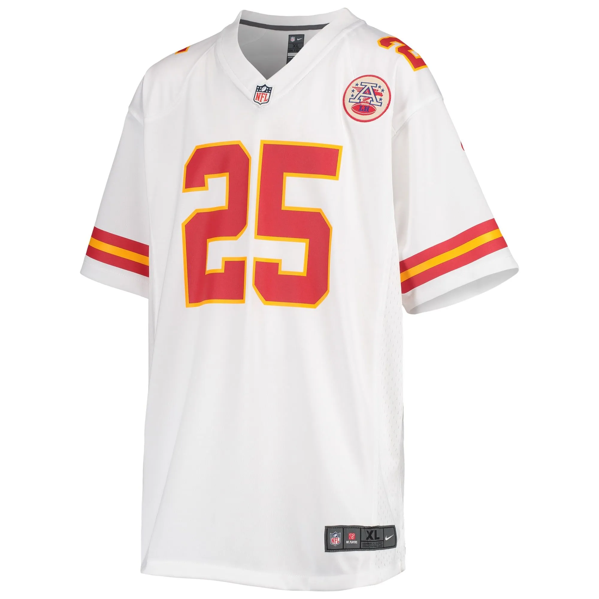 Clyde Edwards-Helaire Kansas City Chiefs  Youth Game Jersey - White