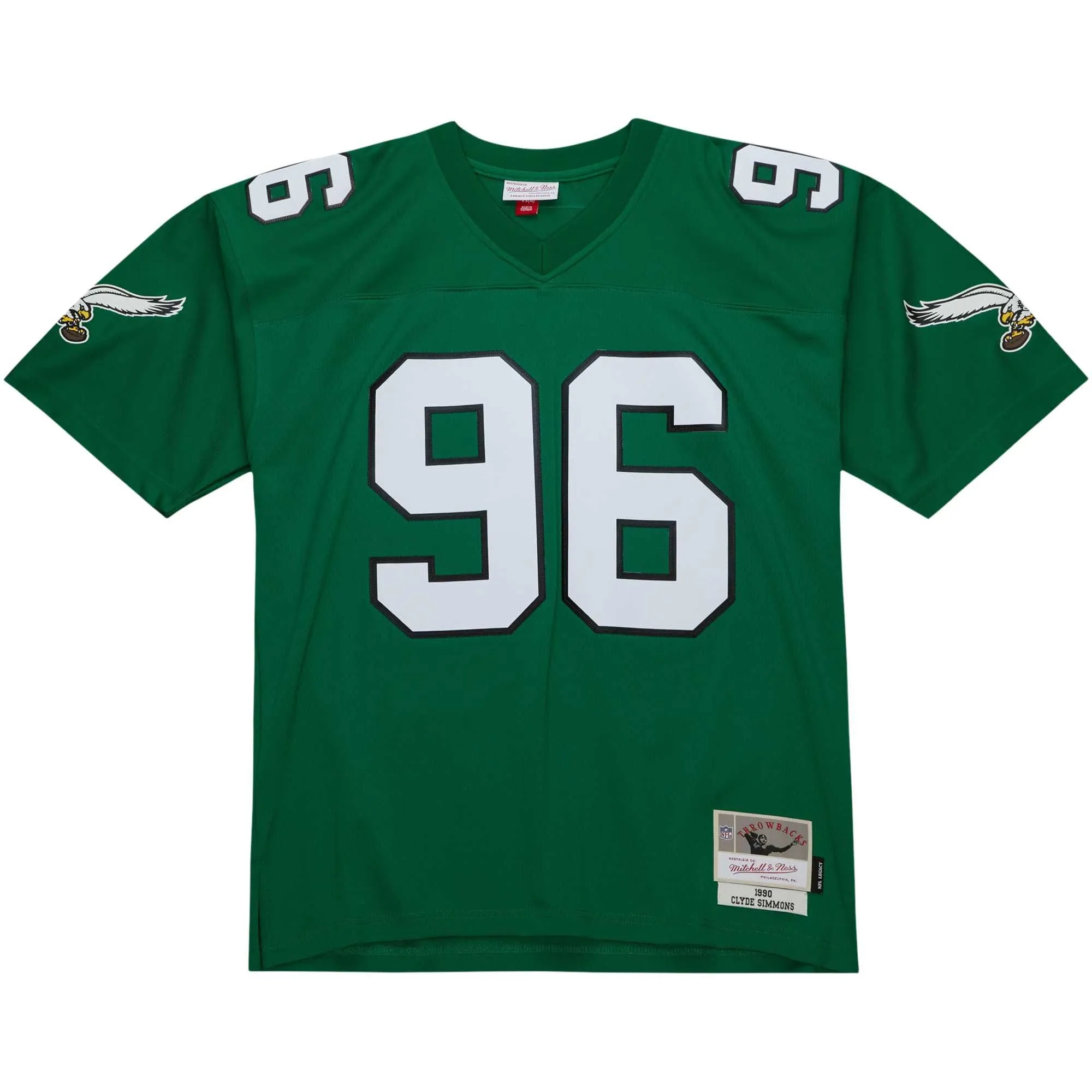 Clyde Simmons Philadelphia Eagles Mitchell & Ness Legacy Replica Jersey - Kelly Green