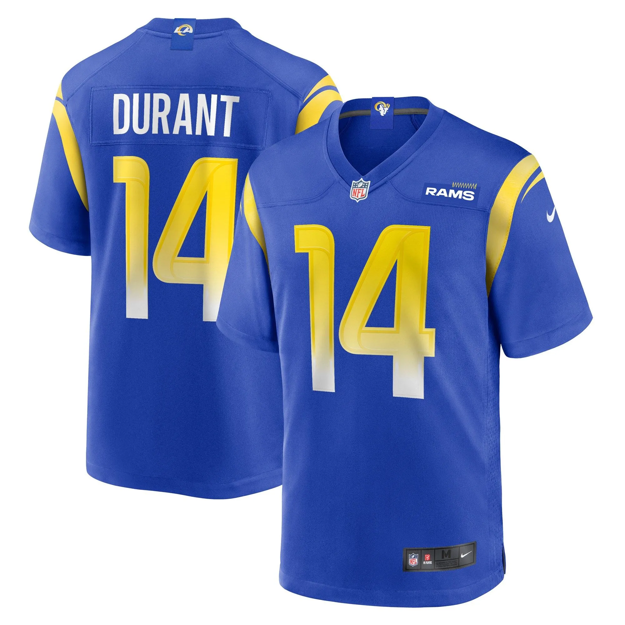 Cobie Durant Los Angeles Rams  Game Player Jersey - Royal