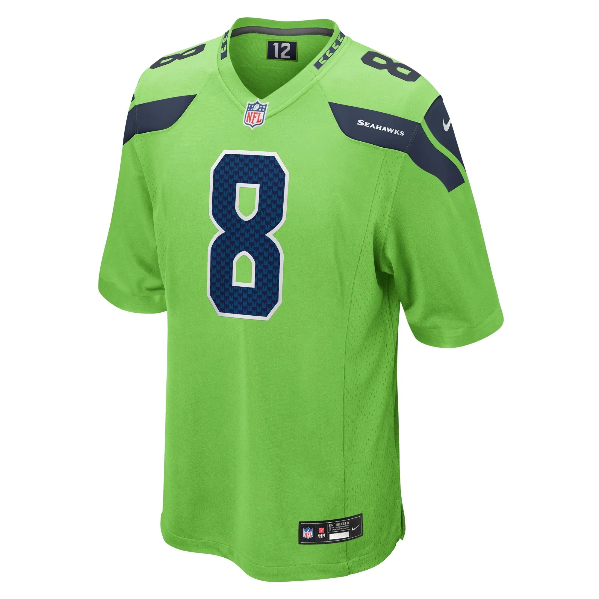 Coby Bryant Seattle Seahawks   Game Jersey - Neon Green