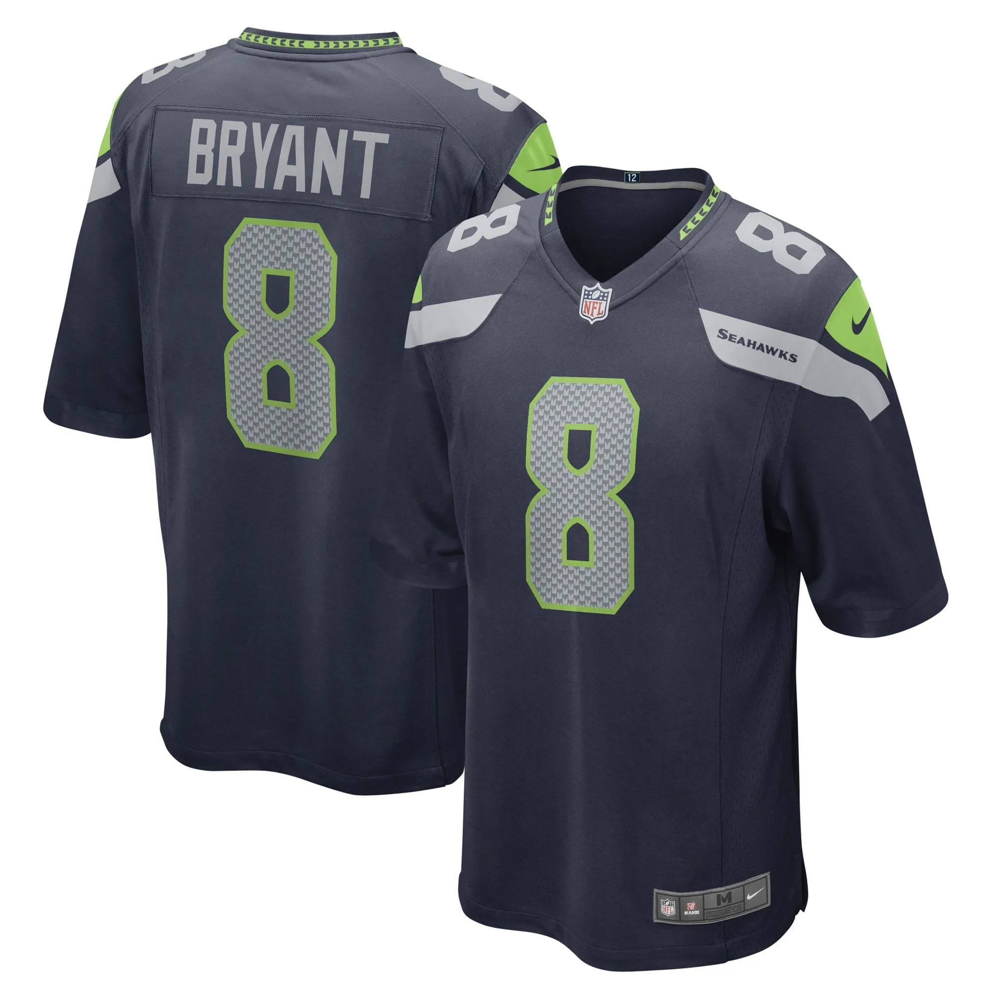 Coby Bryant Seattle Seahawks  Game Player Jersey - College Navy