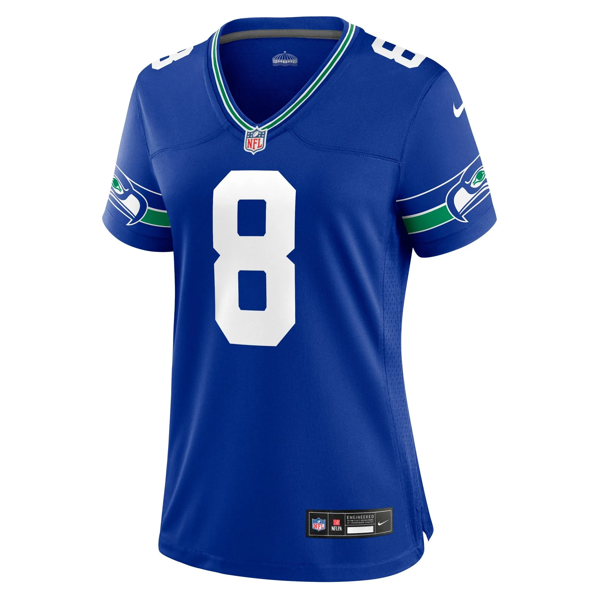 Coby Bryant Seattle Seahawks  Women's Throwback Player Game Jersey - Royal