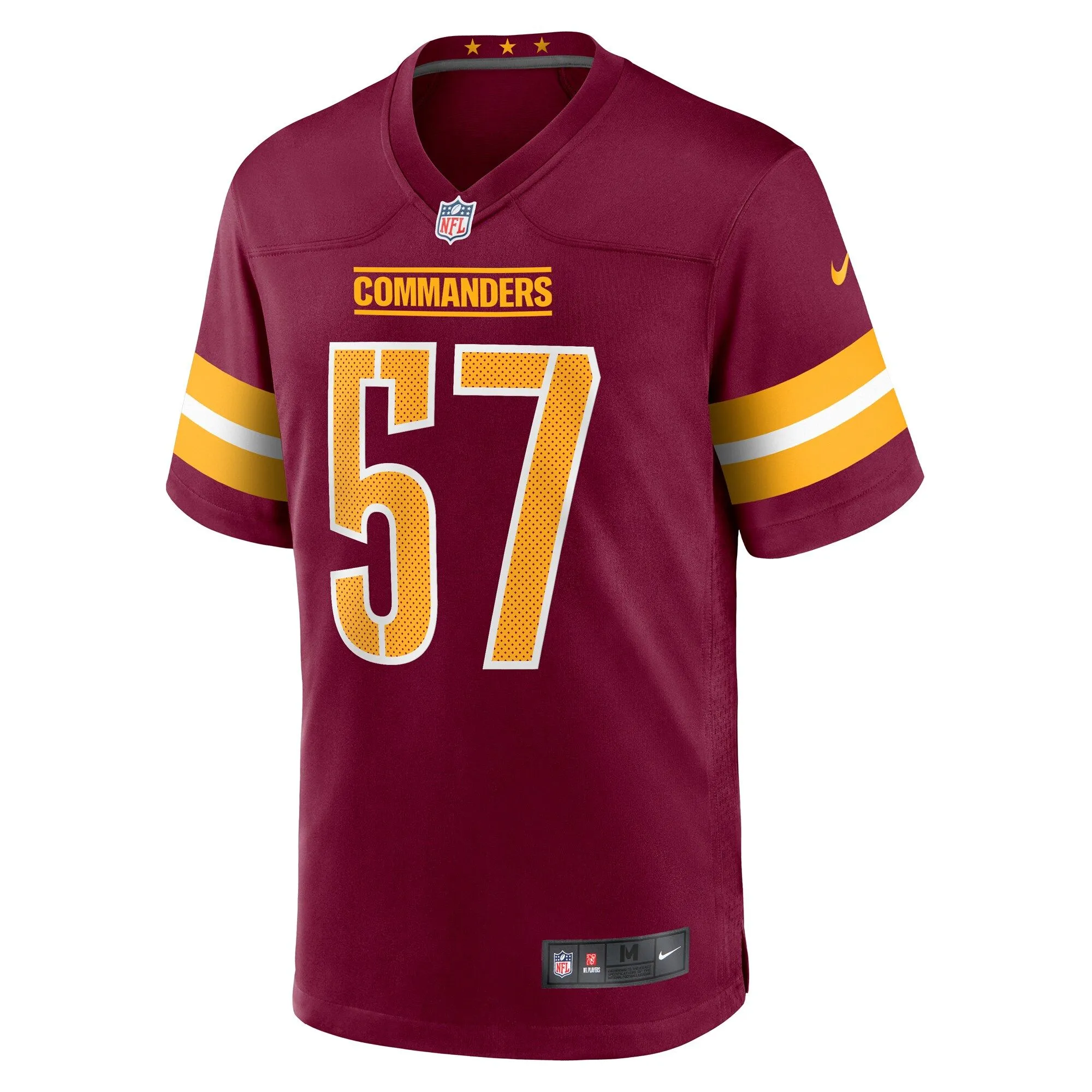 Cody Barton Washington Commanders  Game Player Jersey - Burgundy