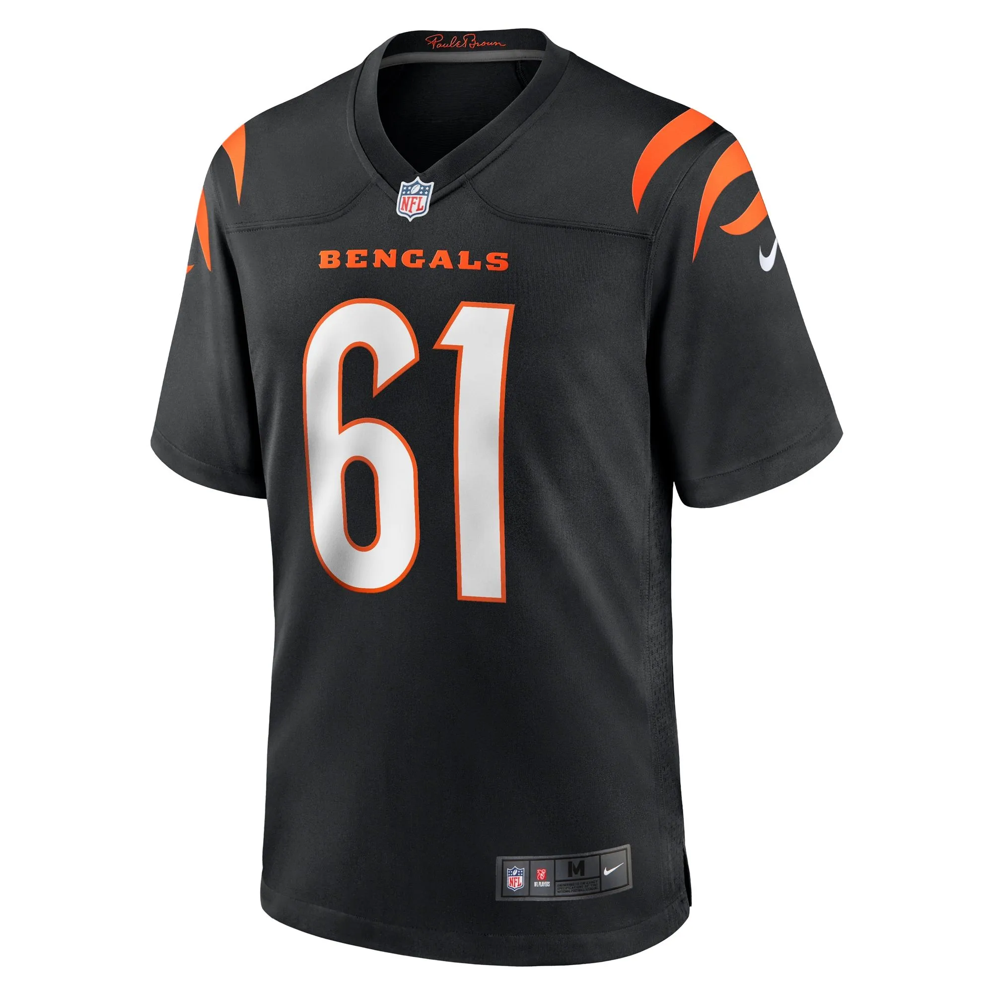 Cody Ford Cincinnati Bengals  Game Jersey - Black