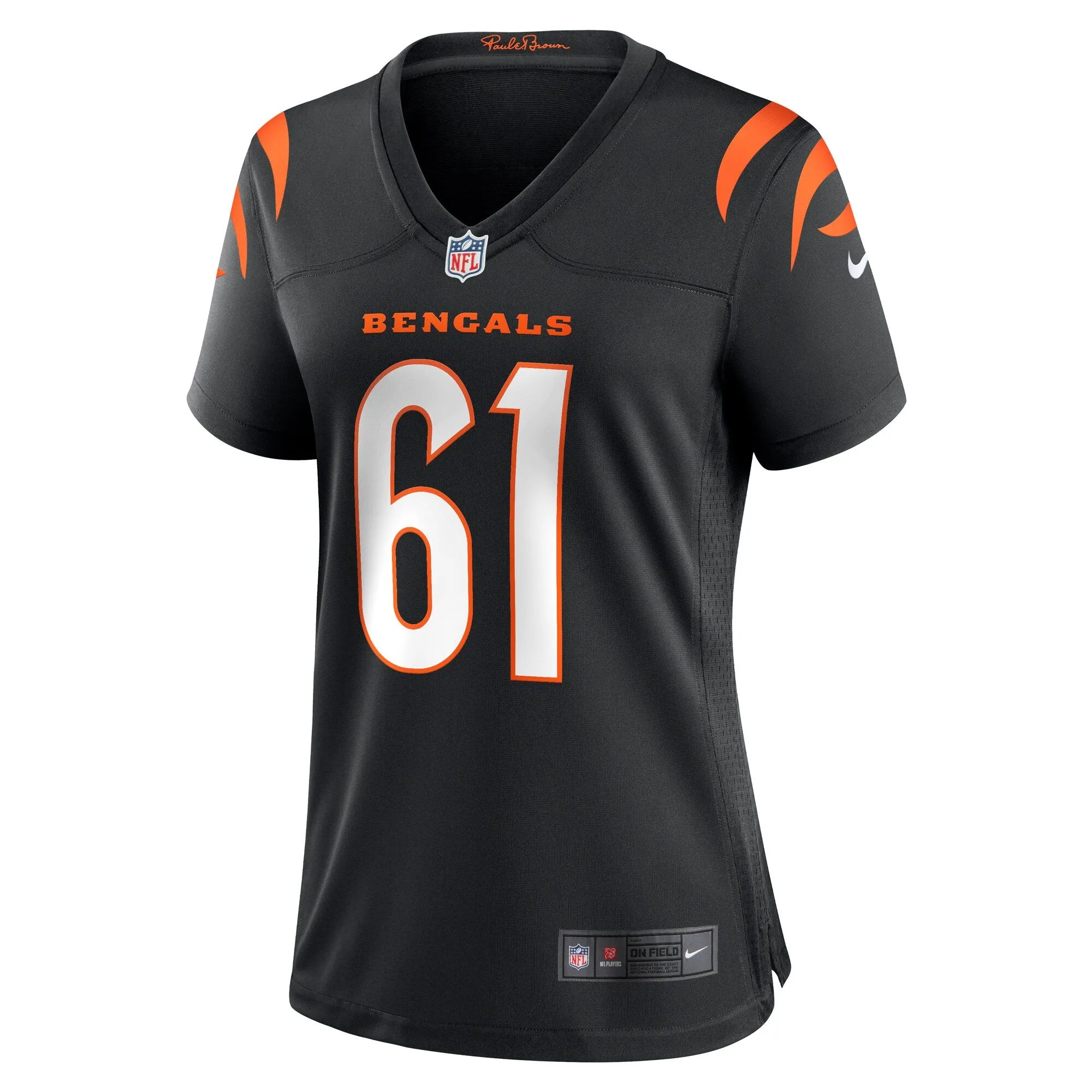 Cody Ford Cincinnati Bengals  Women's Game Jersey - Black