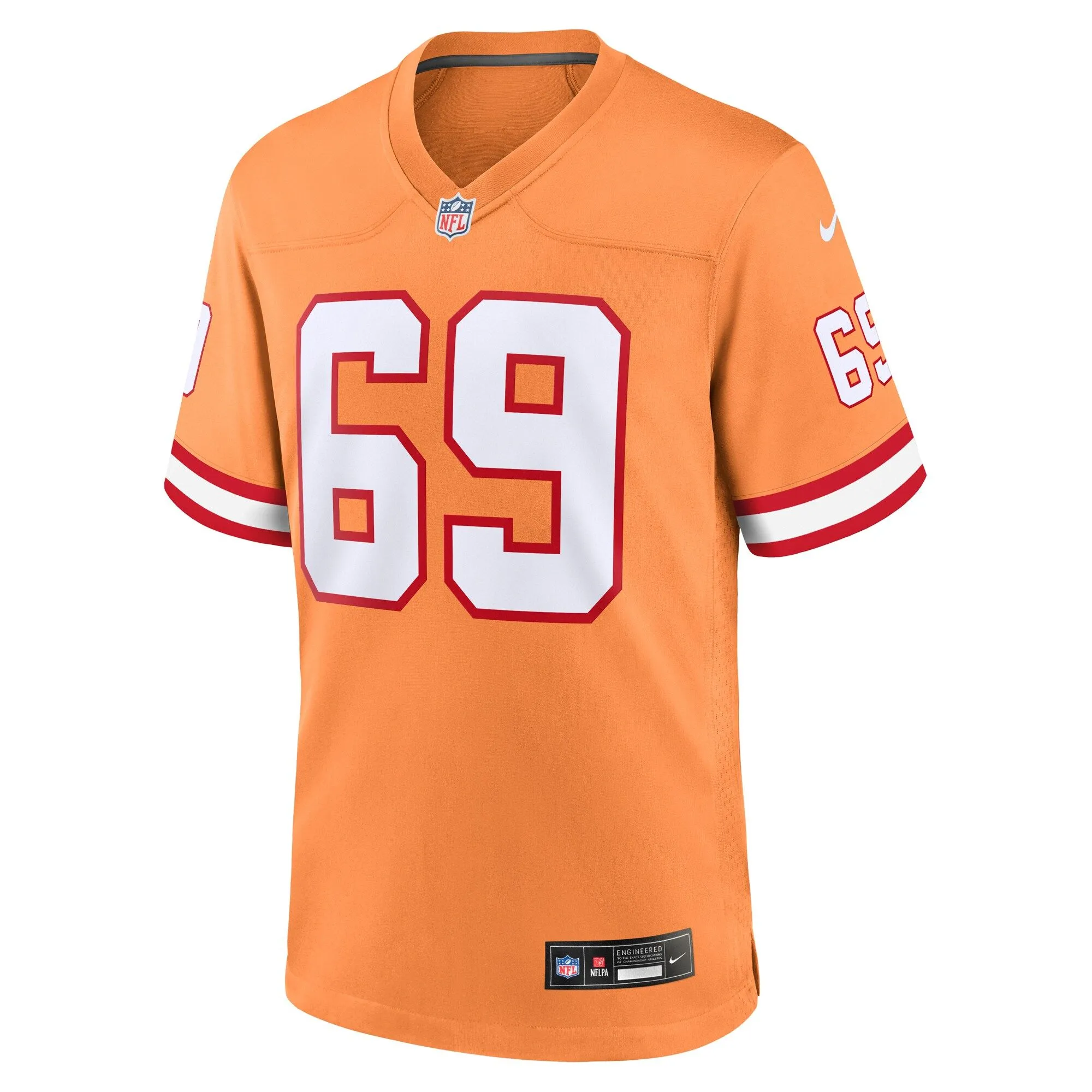 Cody Mauch Tampa Bay Buccaneers  Throwback Game Jersey - Orange