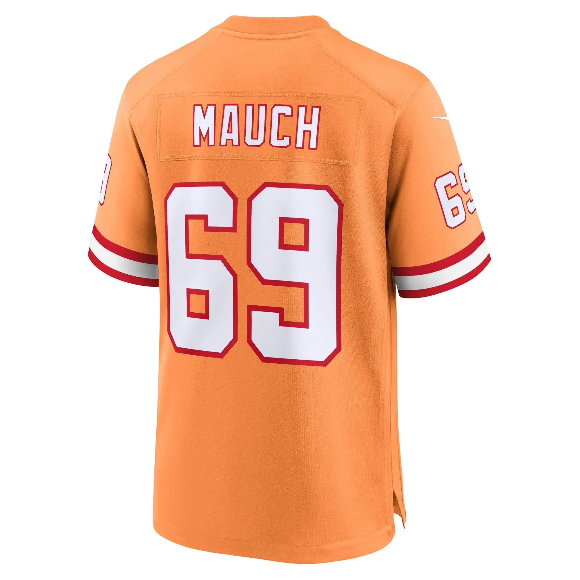 Cody Mauch Tampa Bay Buccaneers  Throwback Game Jersey - Orange