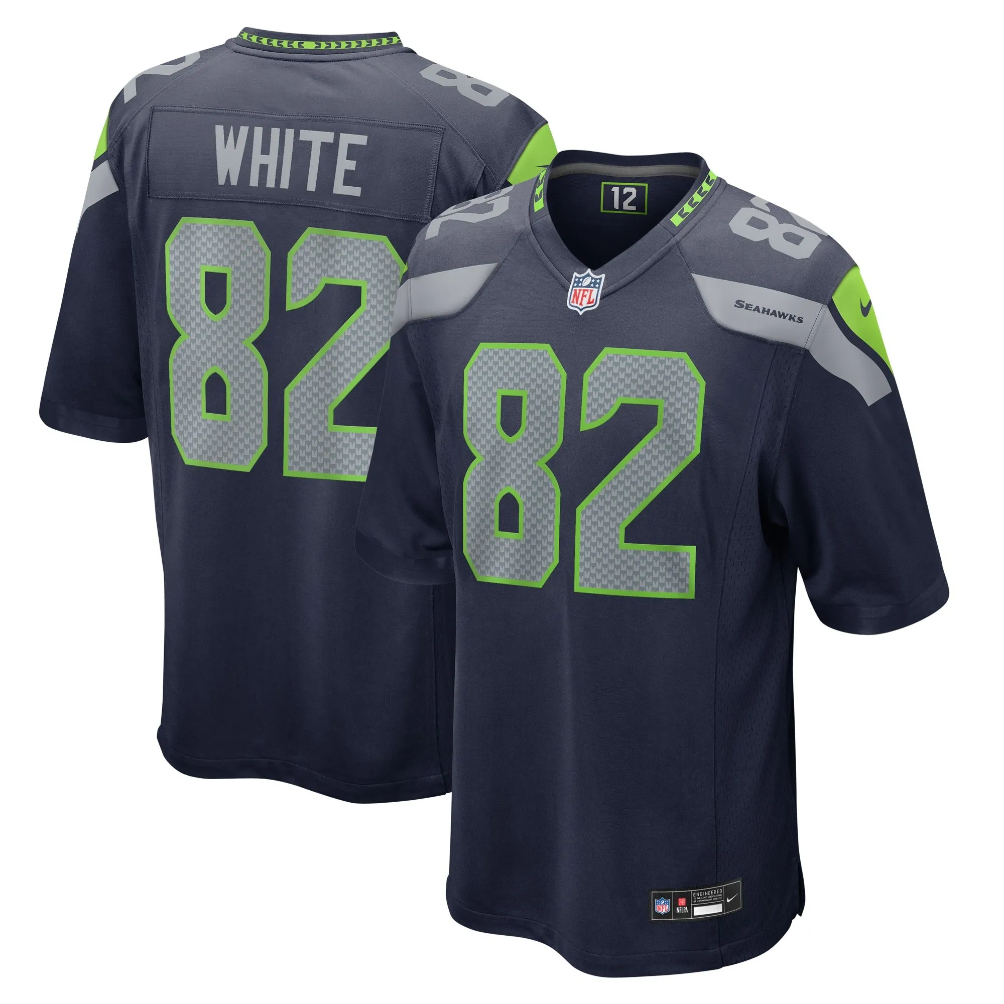 Cody White Seattle Seahawks   Game Jersey - College Navy