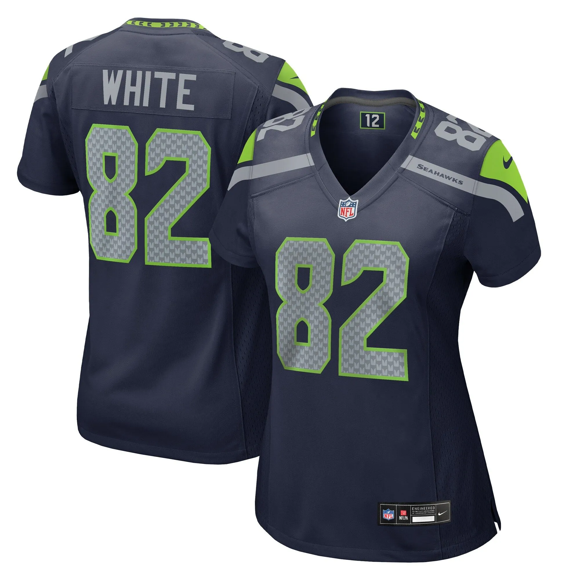 Cody White Seattle Seahawks  Women's  Game Jersey - College Navy