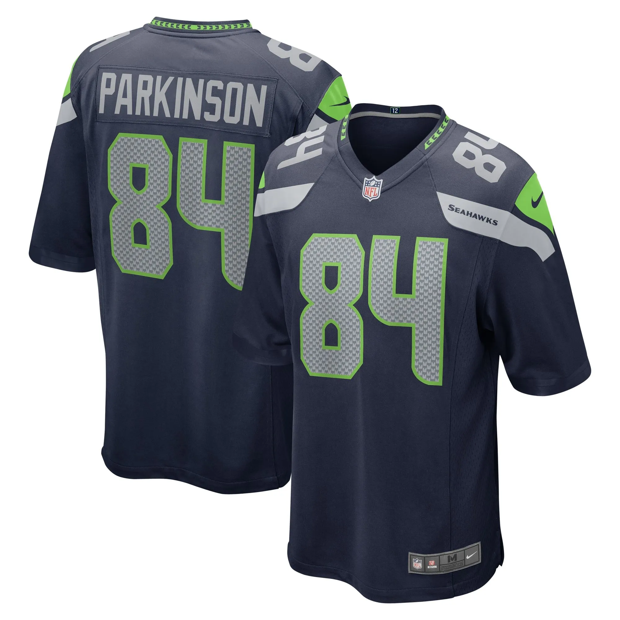 Colby Parkinson Seattle Seahawks  Game Jersey - College Navy