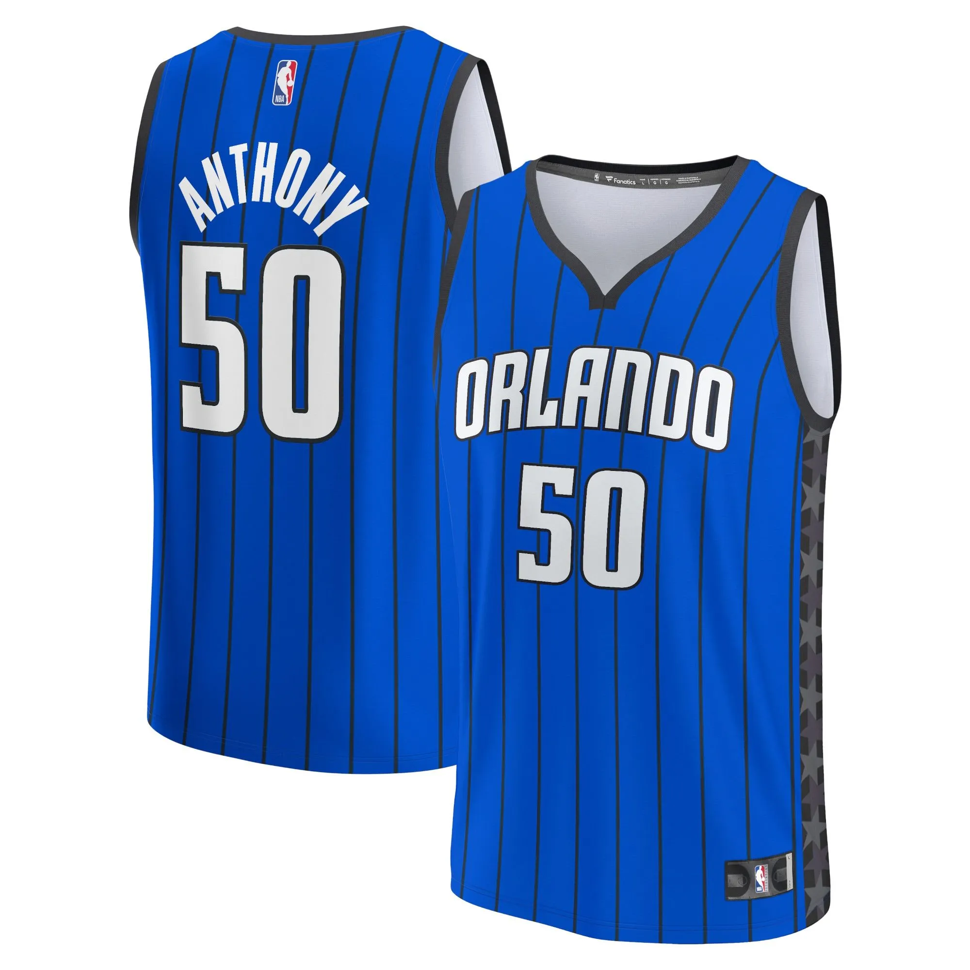 Cole Anthony Orlando Magic Fanatics Branded Fast Break Replica Player Jersey - Statement Edition - Blue