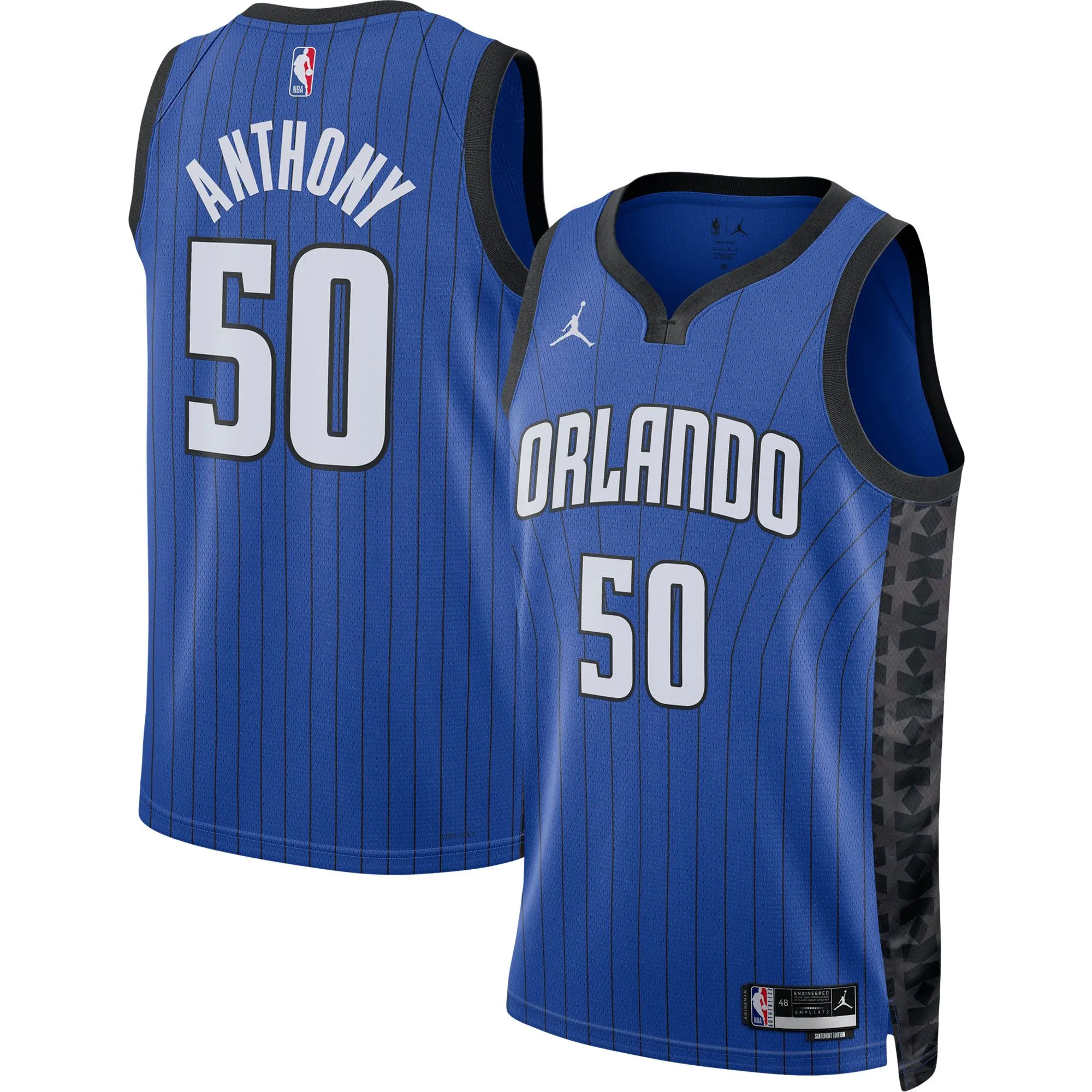 Cole Anthony Orlando Magic Jordan Brand Unisex Swingman Jersey - Statement Edition - Blue