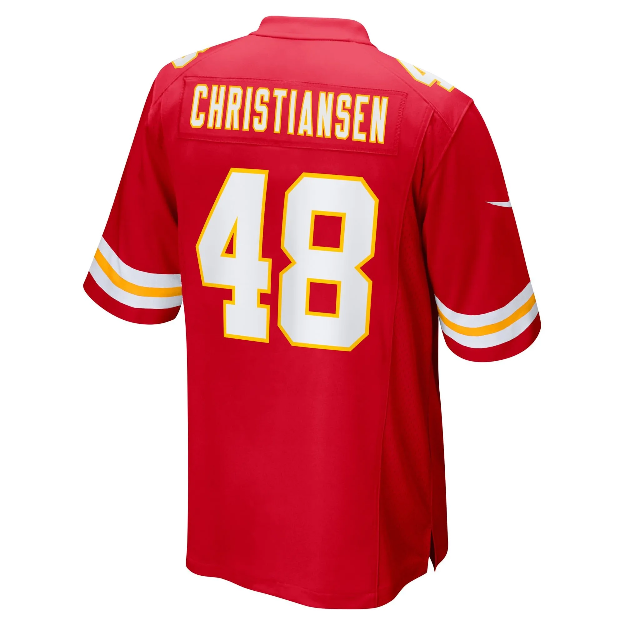 Cole Christiansen Kansas City Chiefs  Game Player Jersey - Red