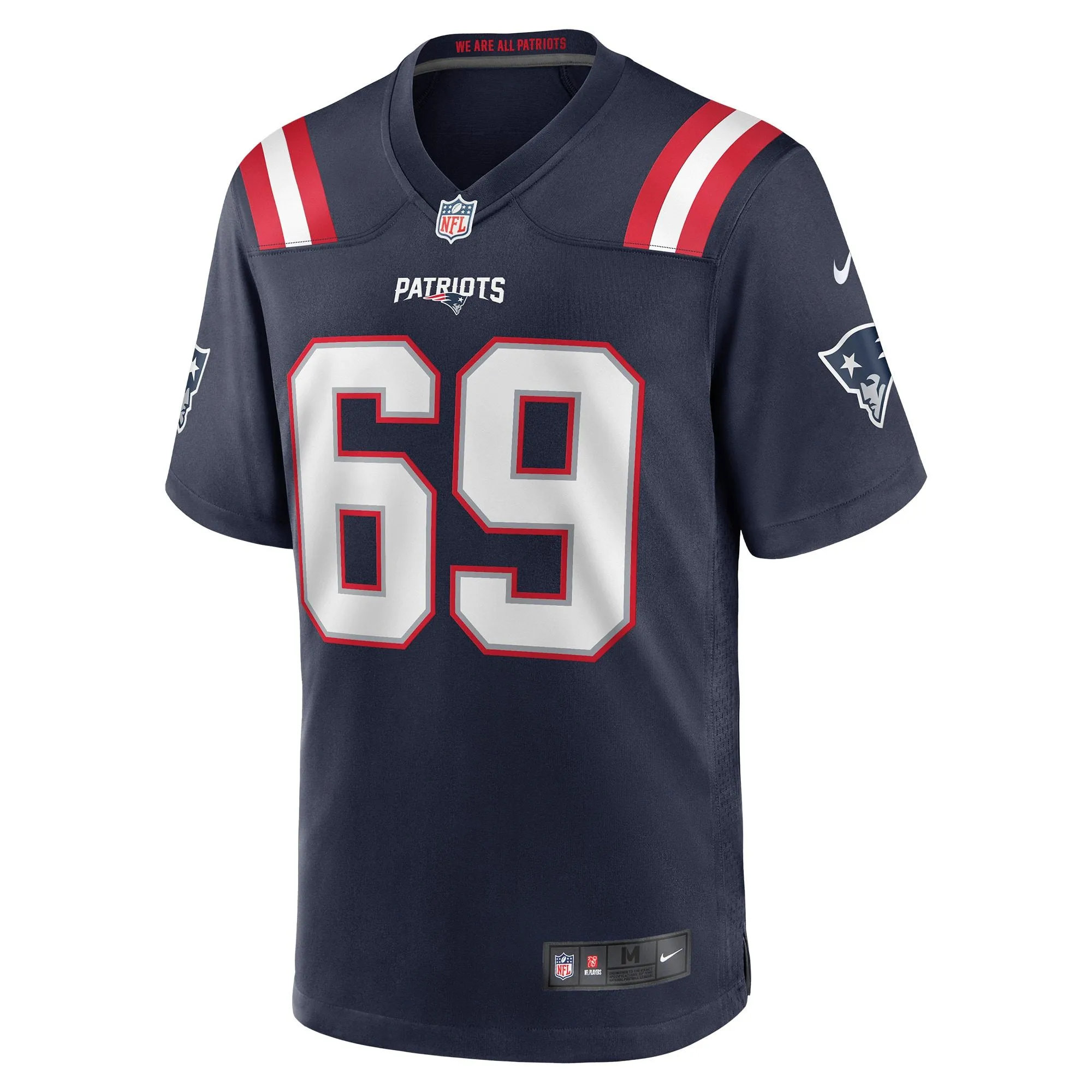 Cole Strange New England Patriots  Player Game Jersey - Navy