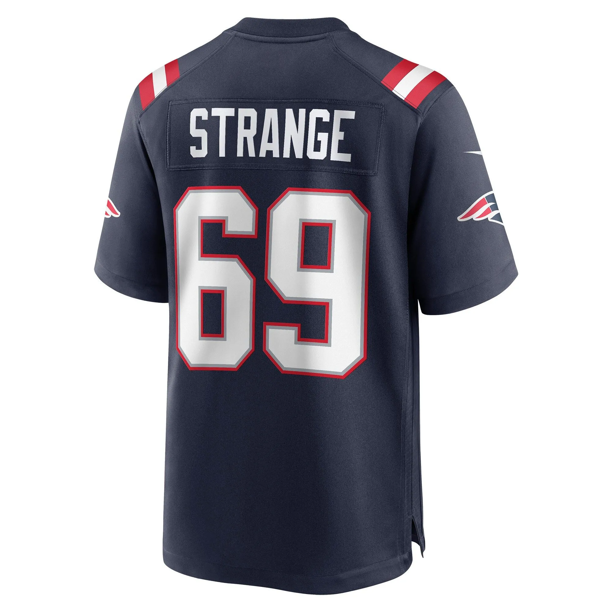 Cole Strange New England Patriots  Player Game Jersey - Navy