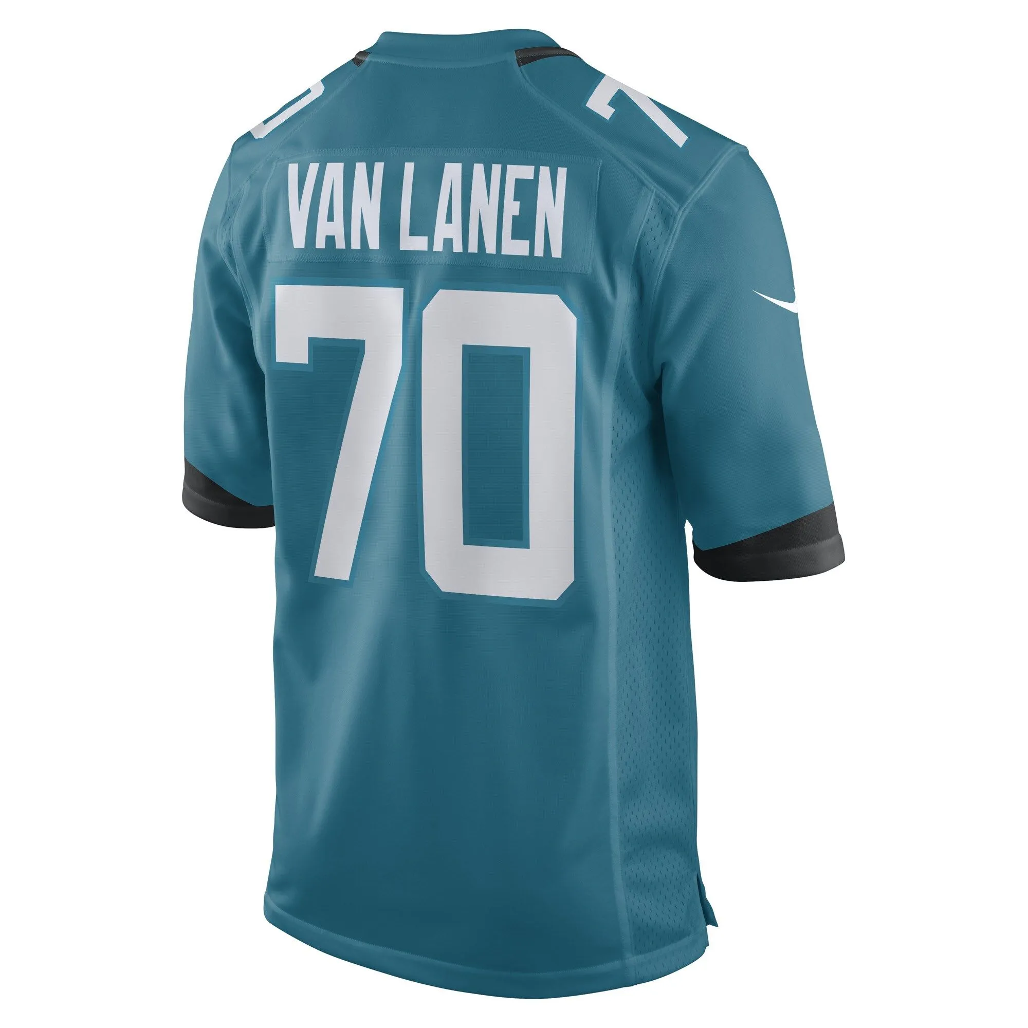 Cole Van Lanen Jacksonville Jaguars  Game Player Jersey - Teal