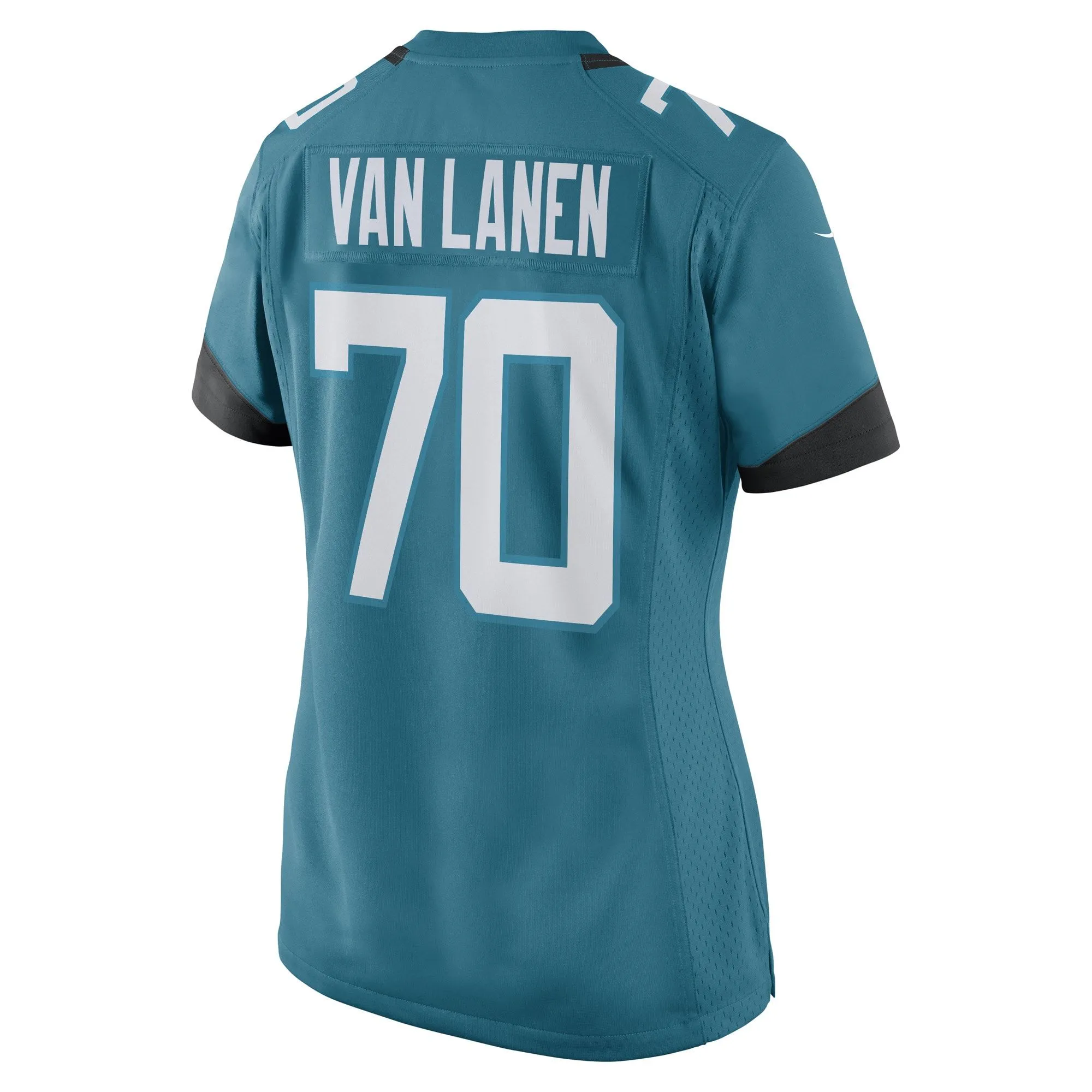 Cole Van Lanen Jacksonville Jaguars  Women's Game Player Jersey - Teal