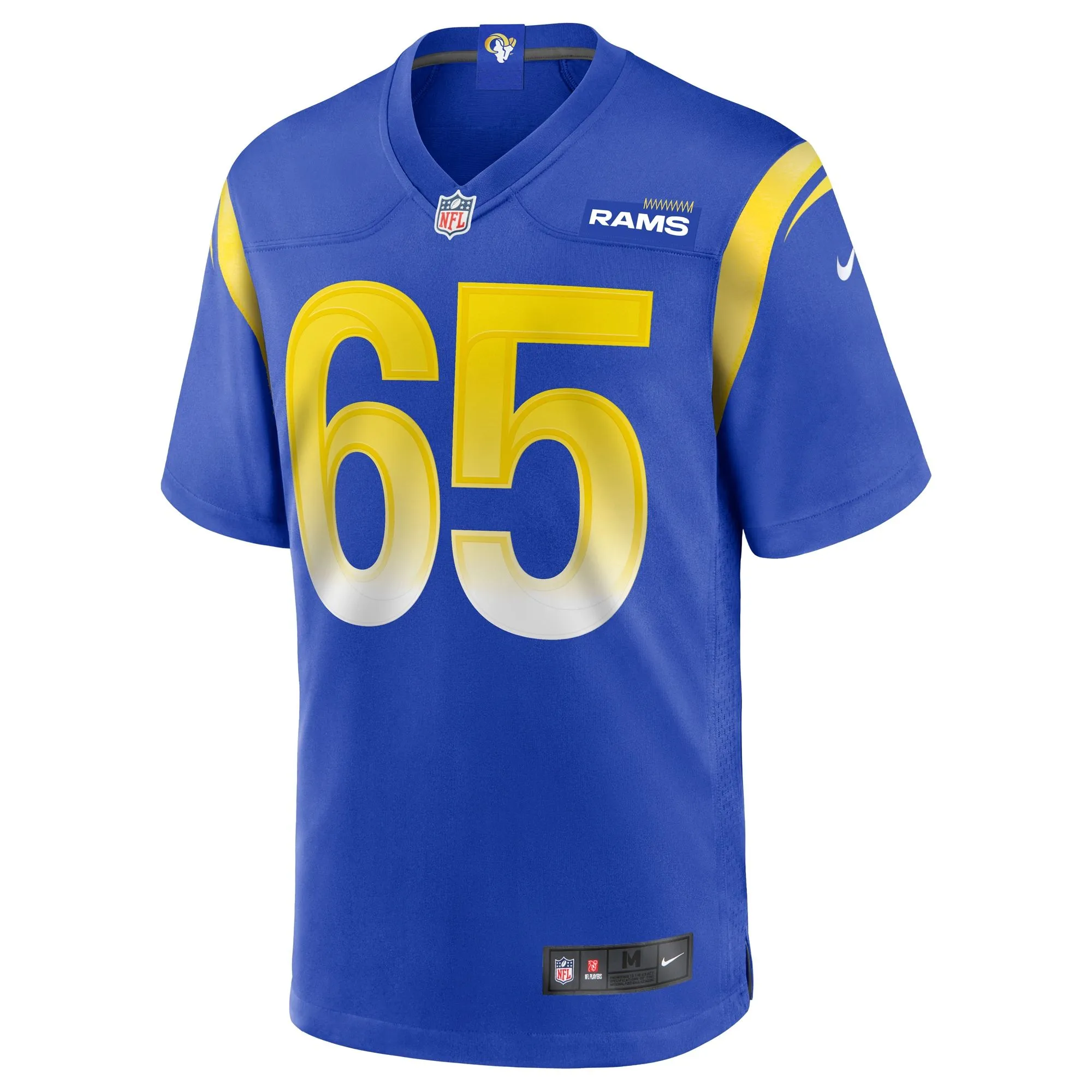 Coleman Shelton Los Angeles Rams  Game Jersey - Royal