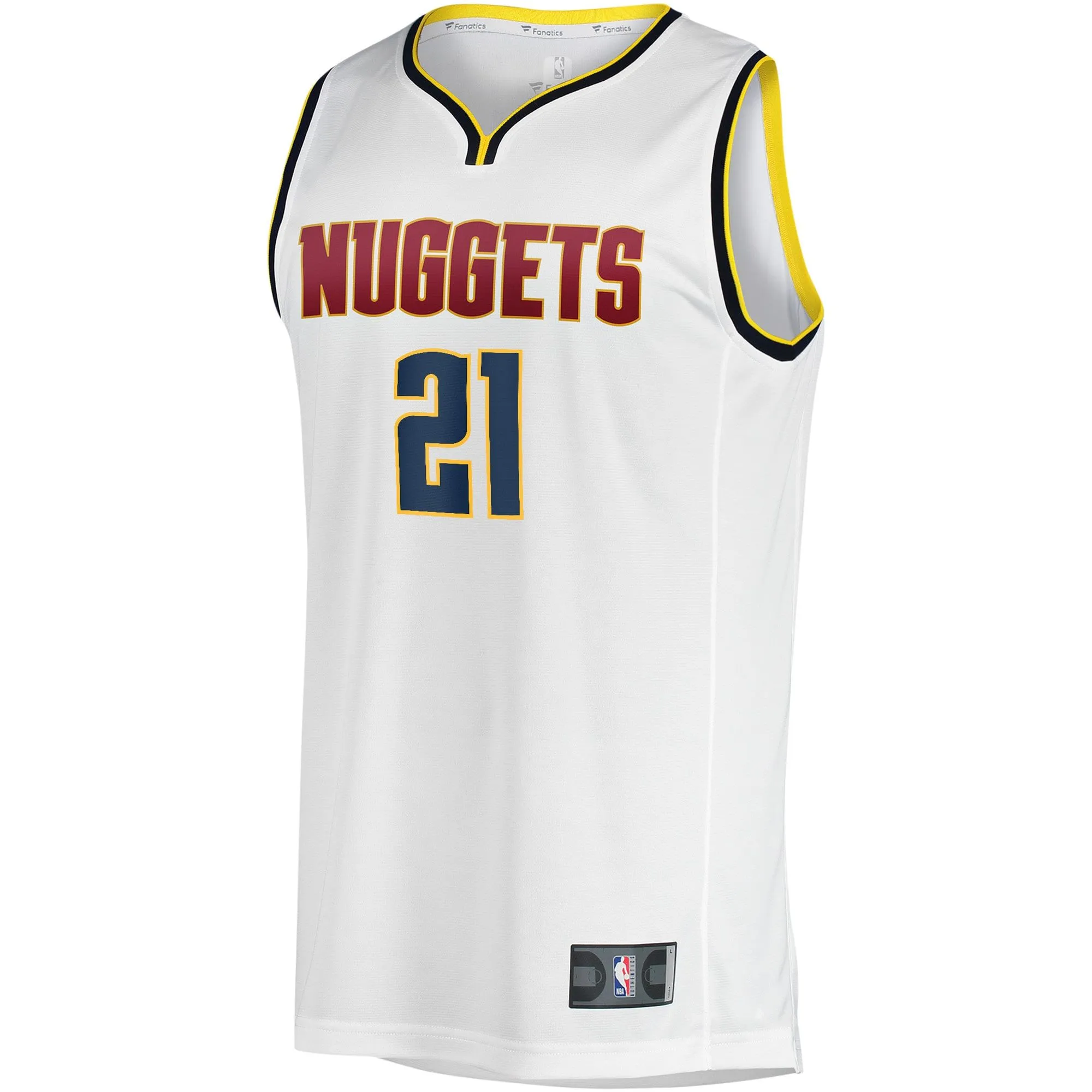 Collin Gillespie Denver Nuggets Fanatics Branded Youth Fast Break Player Jersey - Association Edition - White