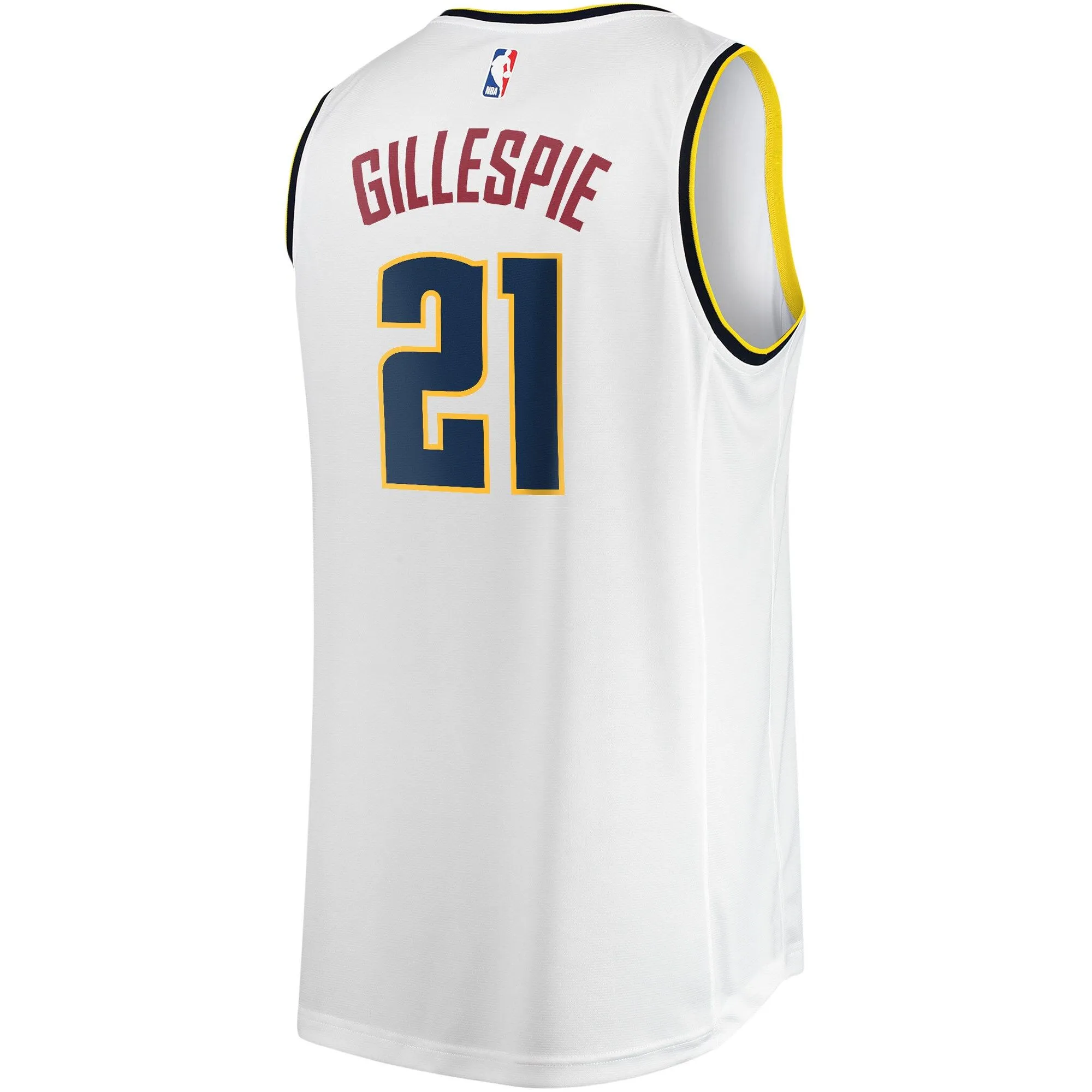 Collin Gillespie Denver Nuggets Fanatics Branded Youth Fast Break Player Jersey - Association Edition - White