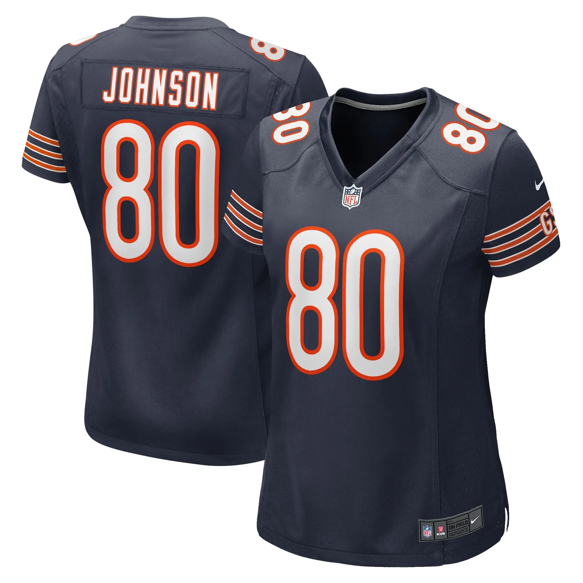 Collin Johnson Chicago Bears  Women's  Game Jersey -  Navy