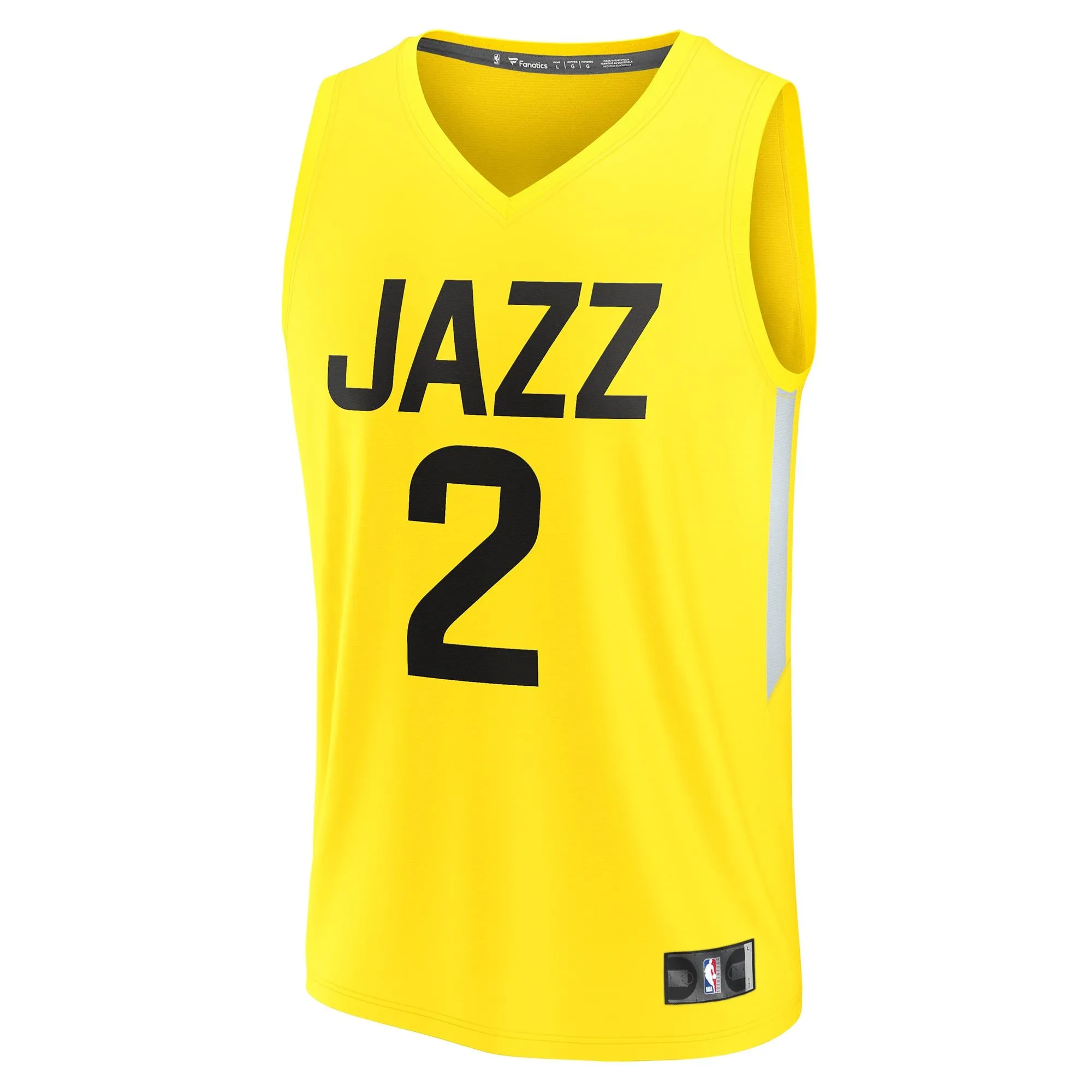 Collin Sexton Utah Jazz Fanatics Branded Fast Break Replica Player Jersey - Icon Edition - Yellow