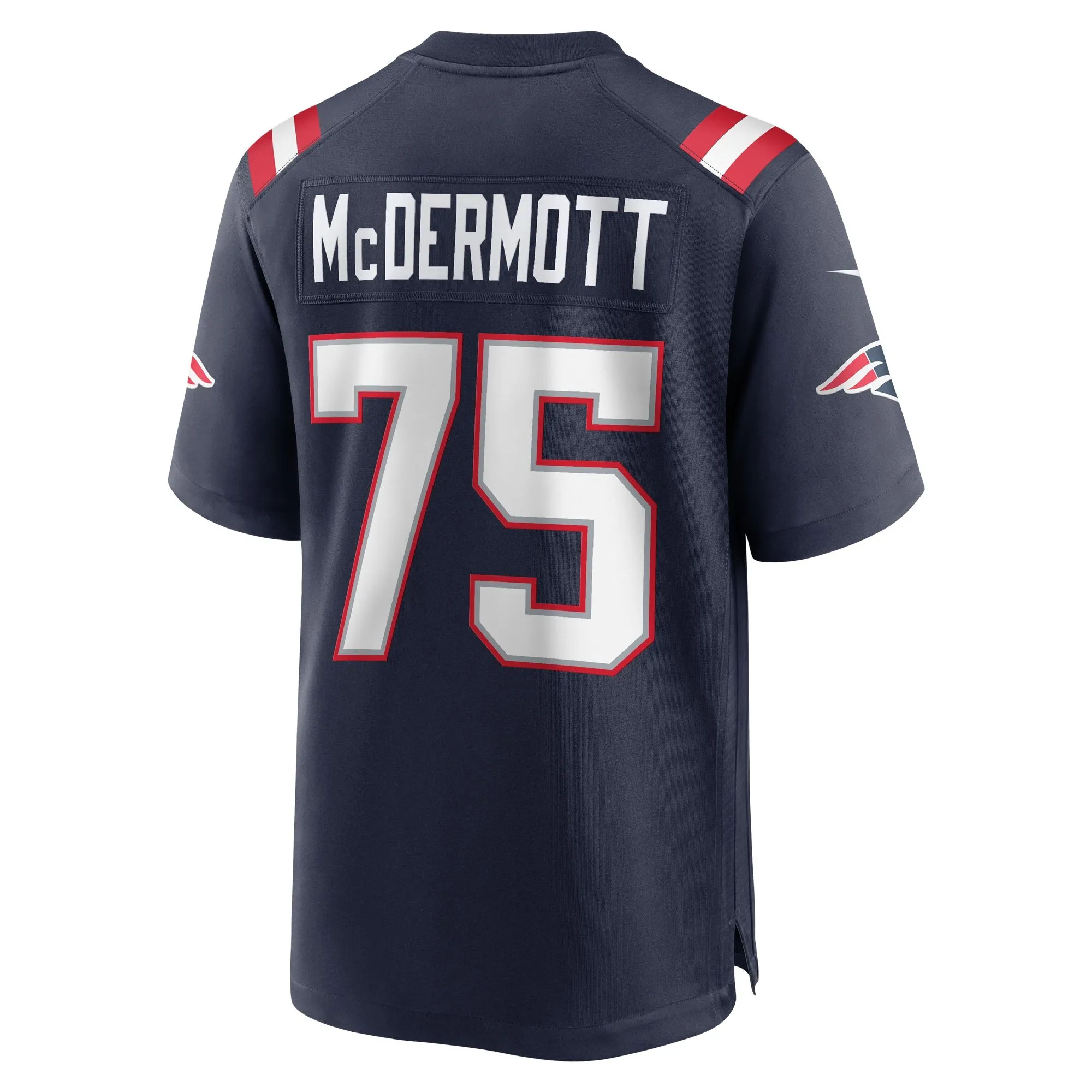 Conor McDermott New England Patriots  Home Game Player Jersey - Navy