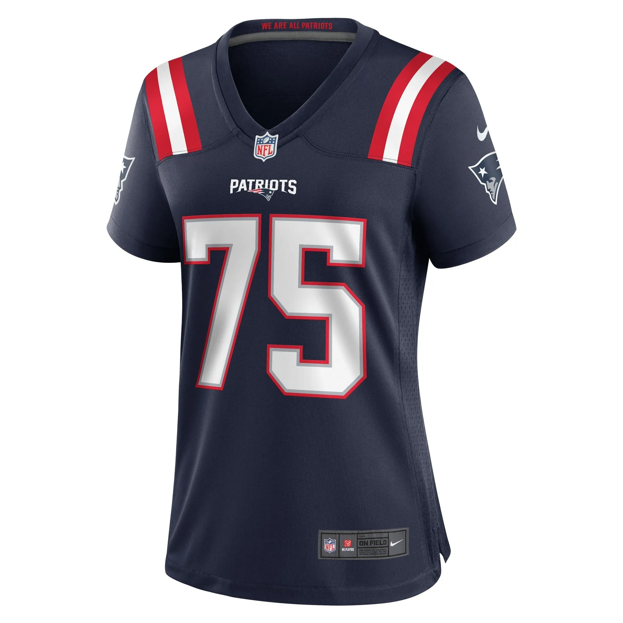 Conor McDermott New England Patriots  Women's Home Game Player Jersey - Navy