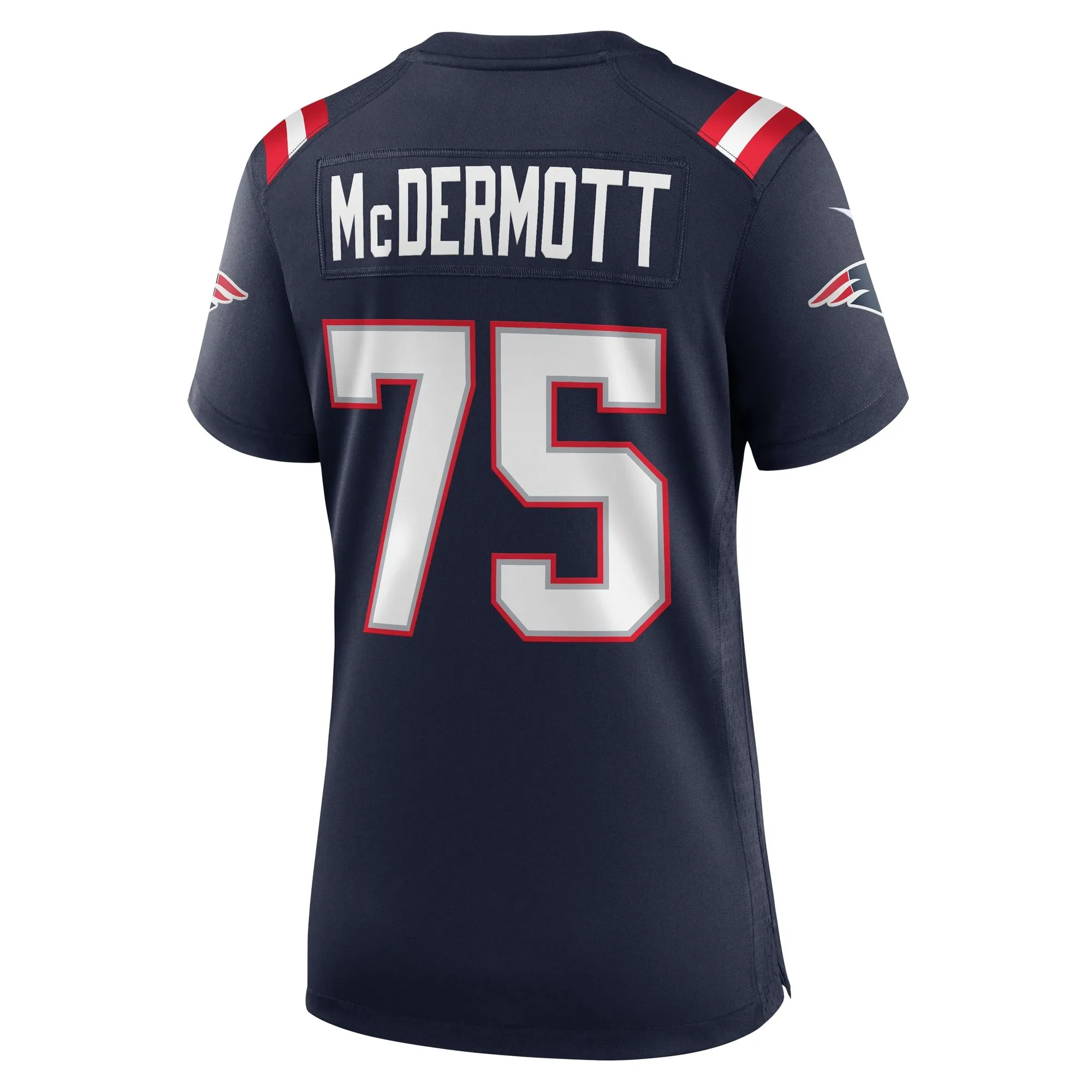 Conor McDermott New England Patriots  Women's Home Game Player Jersey - Navy