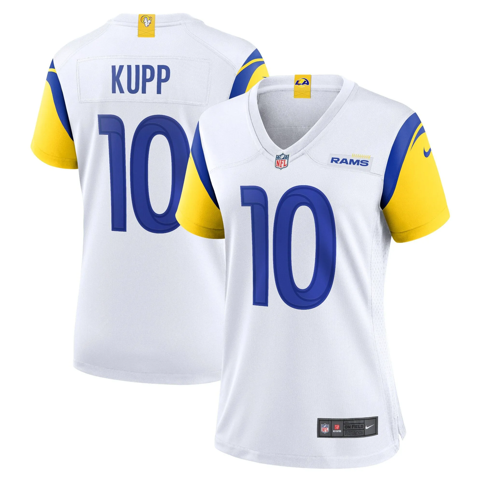 Cooper Kupp Los Angeles Rams  Women's Alternate Game Jersey - White