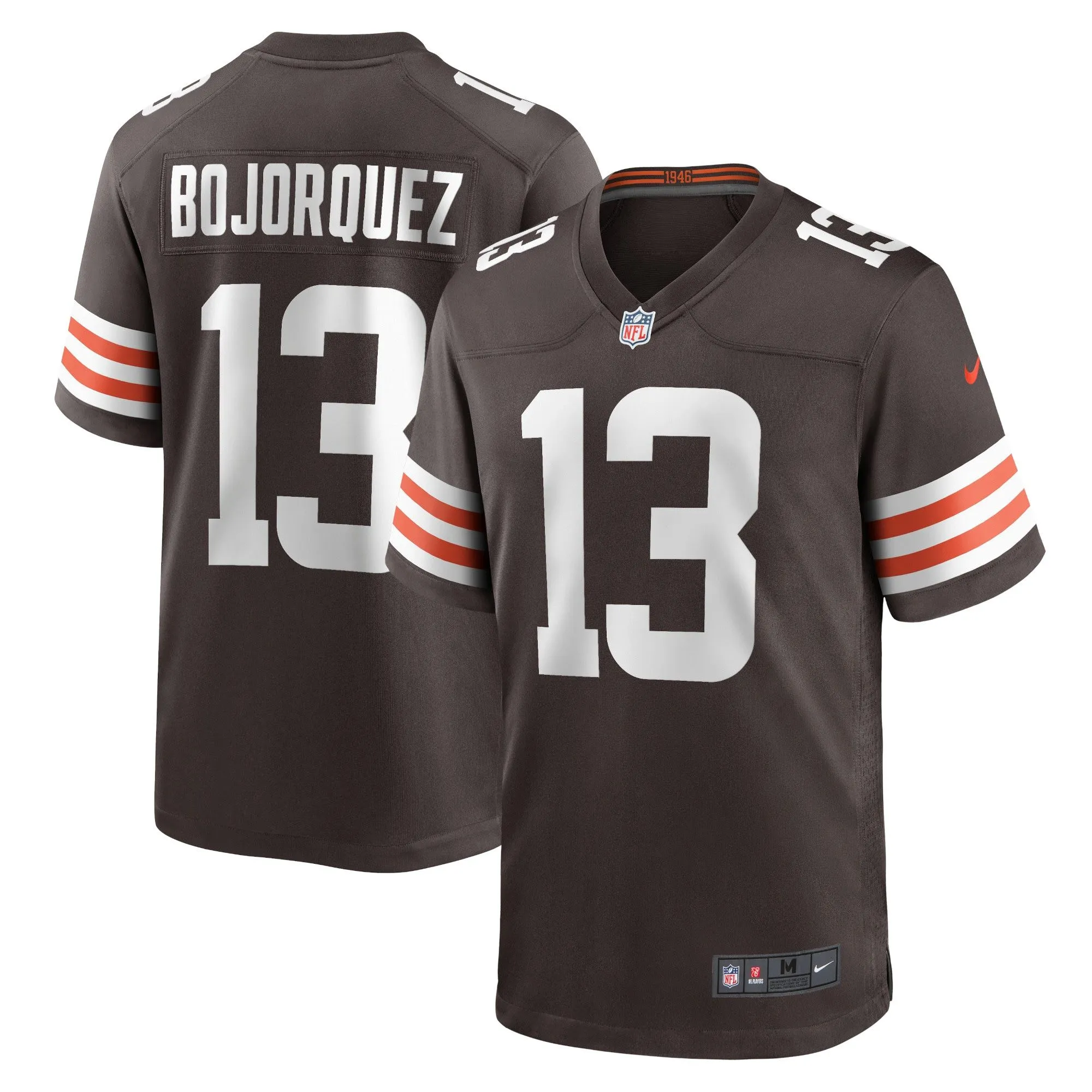 Corey Bojorquez Cleveland Browns  Game Jersey - Brown