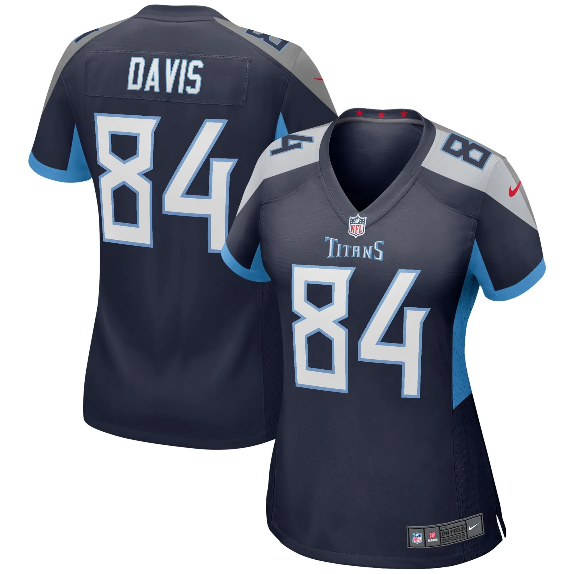 Corey Davis Tennessee Titans  Women's Game Jersey - Navy