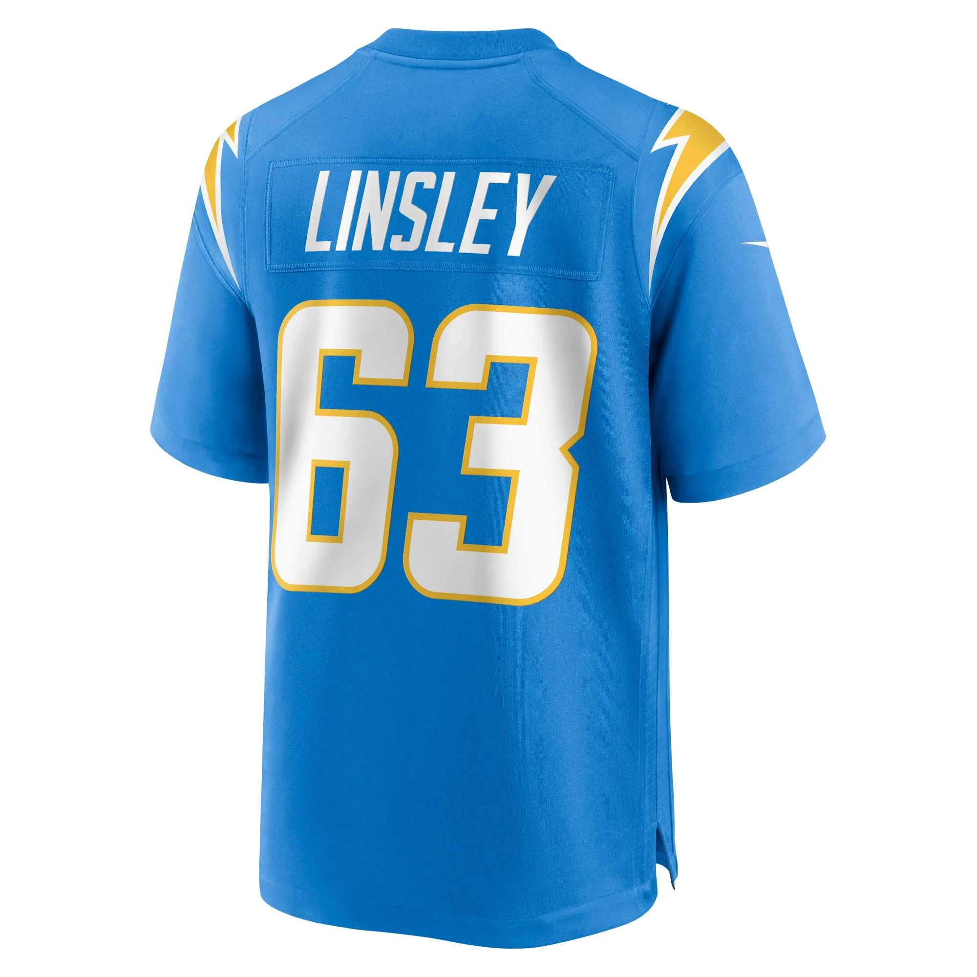 Corey Linsley Los Angeles Chargers  Game Player Jersey - Powder Blue