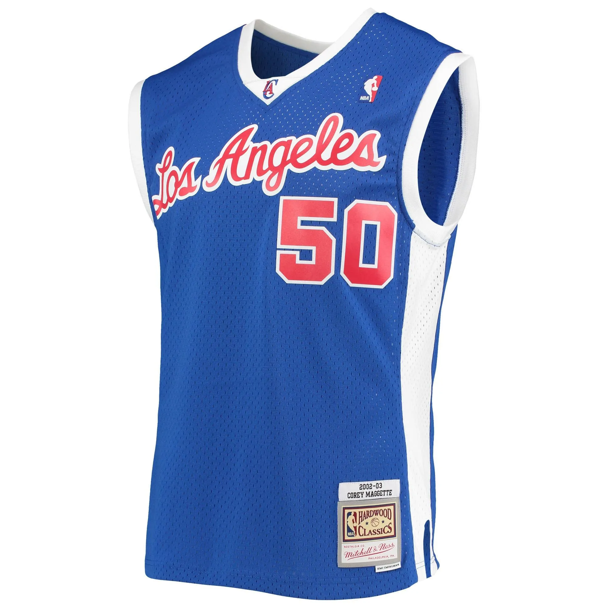 Corey Maggette LA Clippers Mitchell & Ness 2001/02 Hardwood Classics Swingman Jersey - Royal