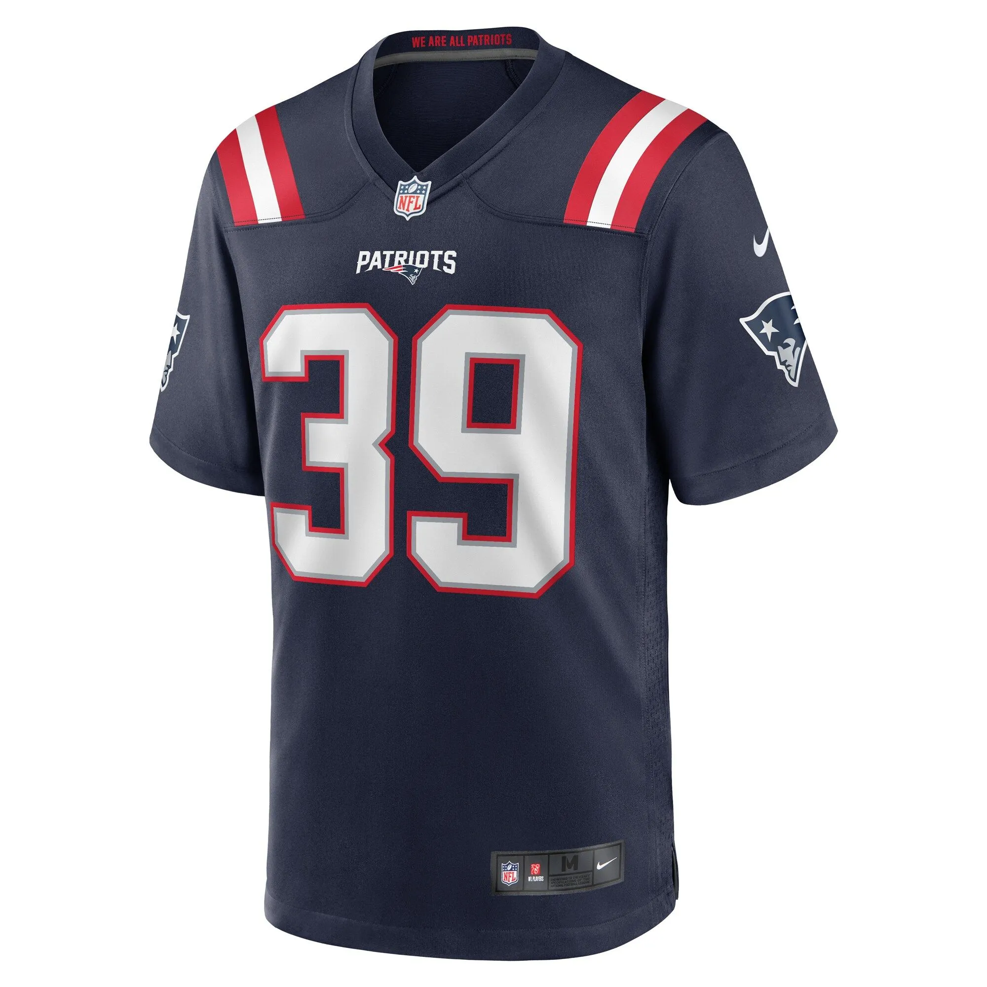 Corliss Waitman New England Patriots  Team Game Jersey -  Navy