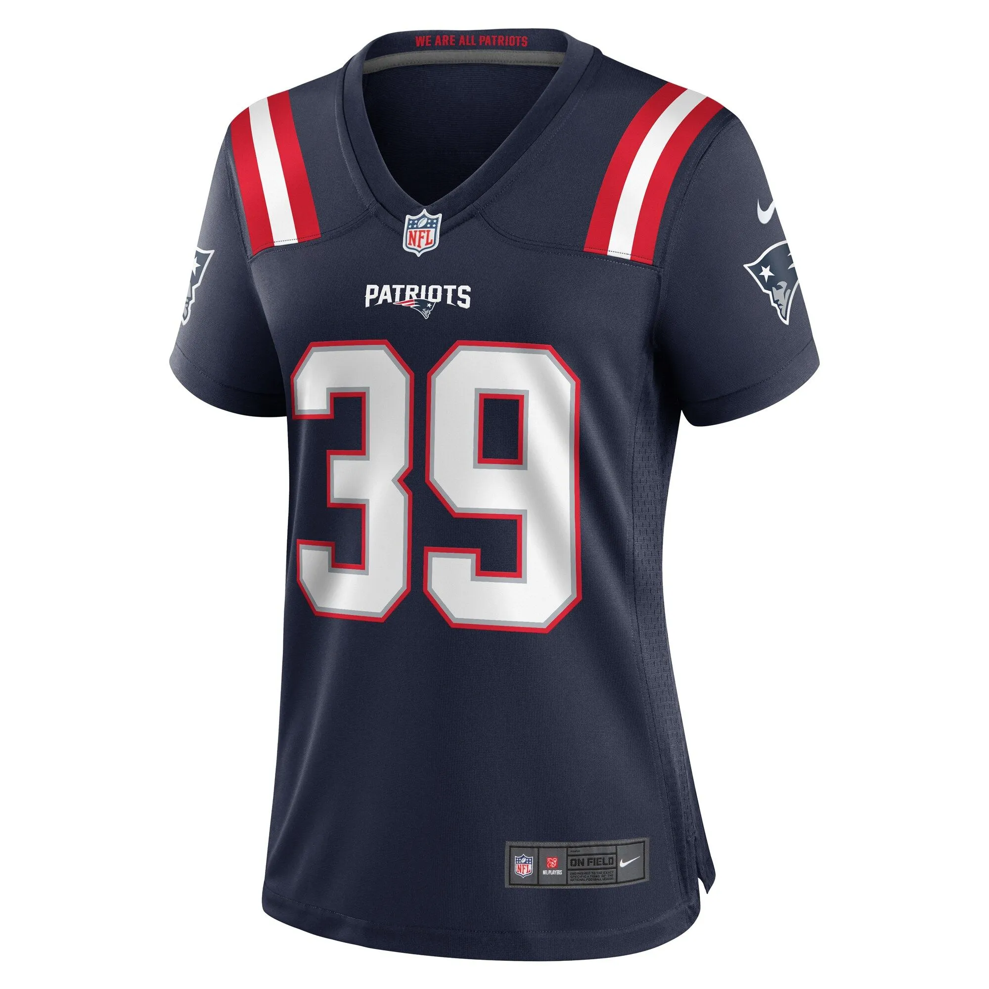 Corliss Waitman New England Patriots  Women's Team Game Jersey -  Navy