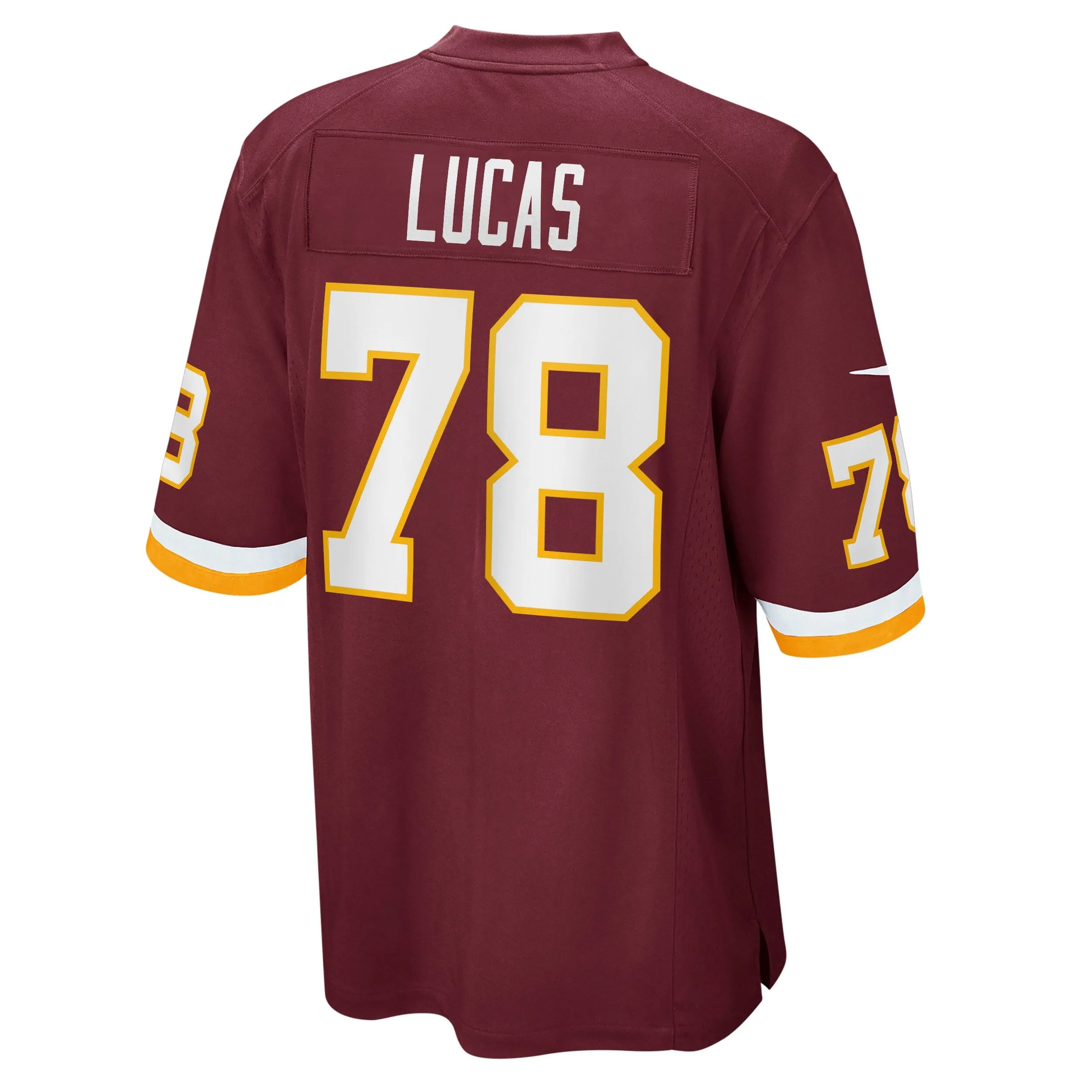 Cornelius Lucas Washington Football Team  Game Player Jersey - Burgundy