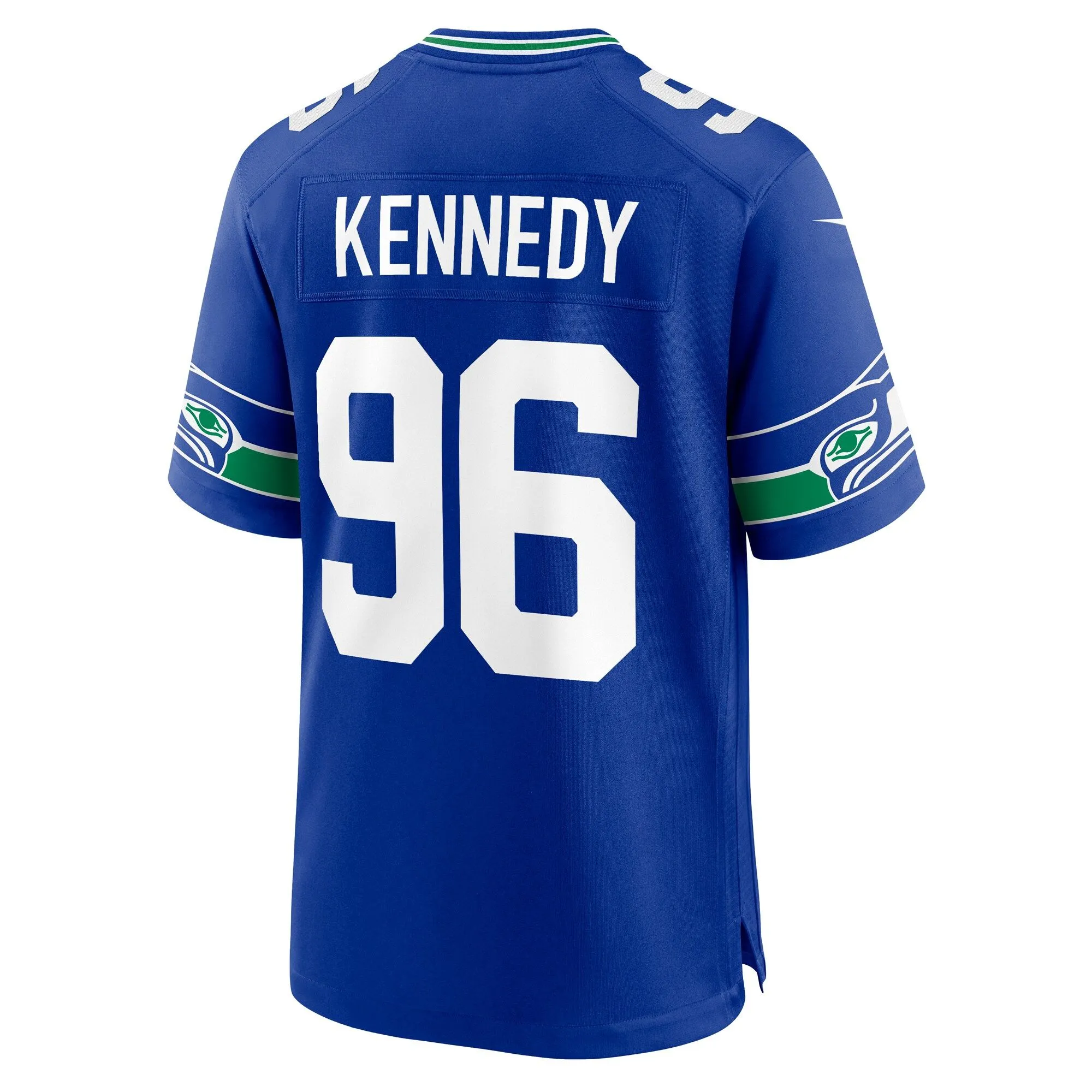 Cortez Kennedy Seattle Seahawks  Throwback Retired Player Game Jersey - Royal