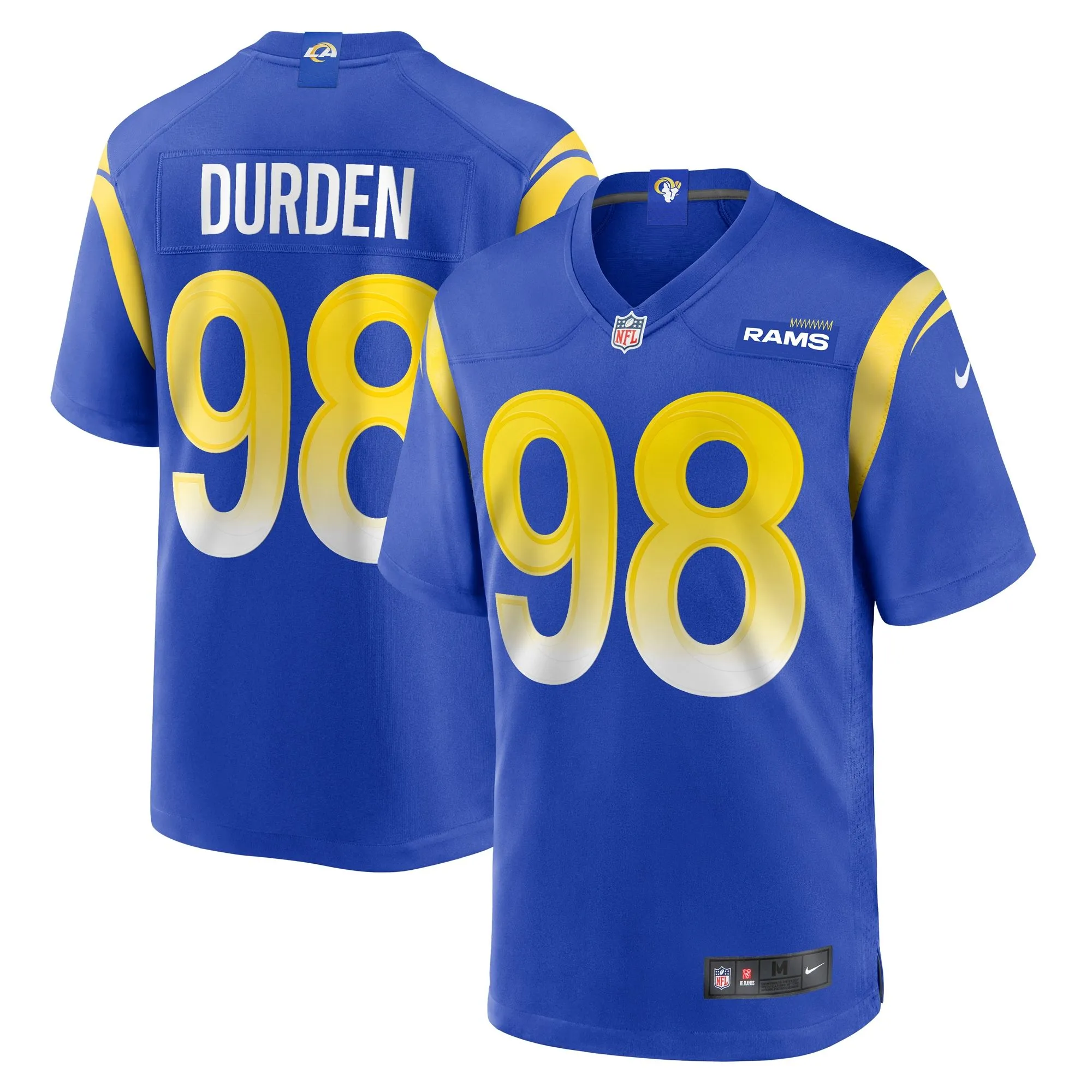 Cory Durden Los Angeles Rams   Game Jersey -  Royal