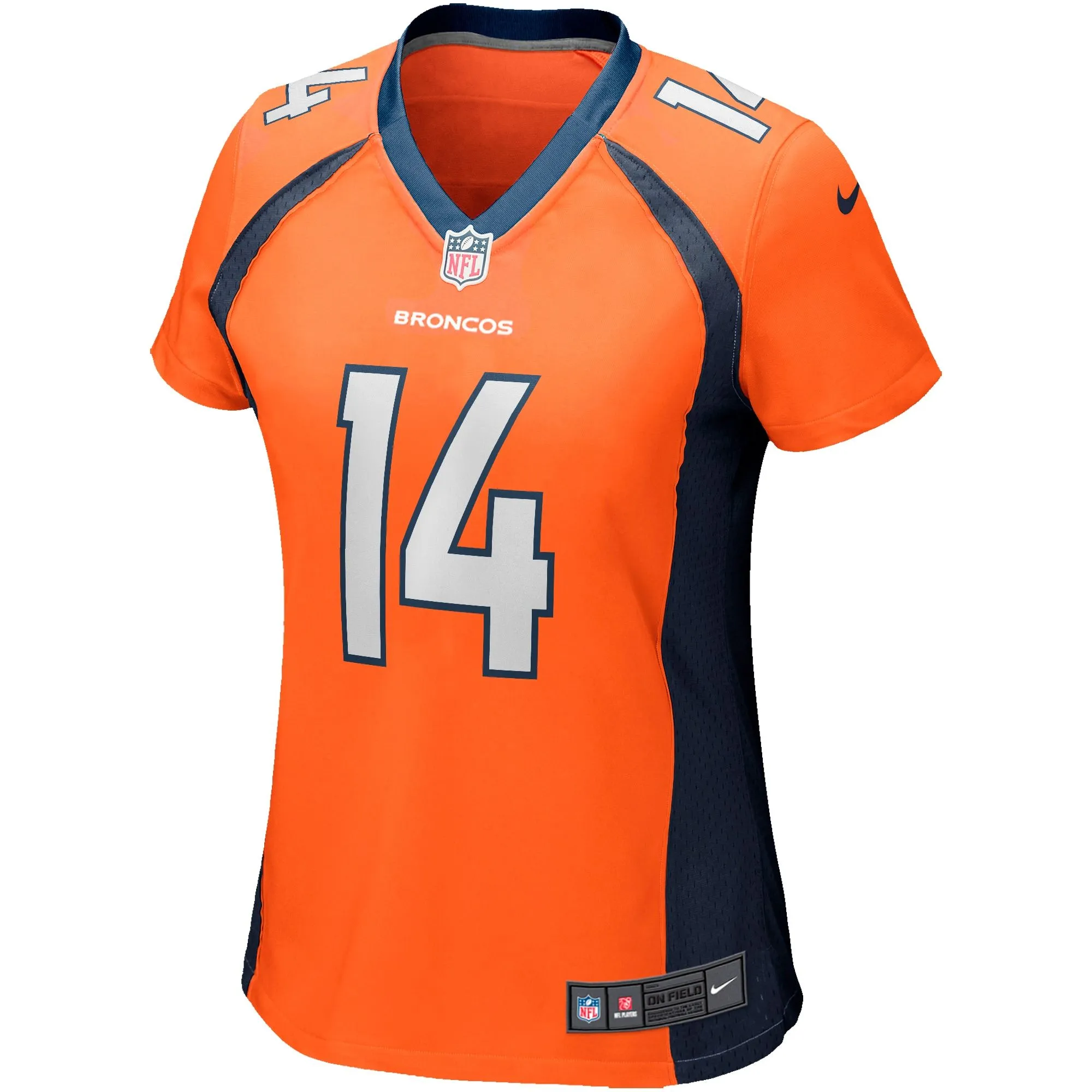 Courtland Sutton Denver Broncos  Women's Game Jersey - Orange