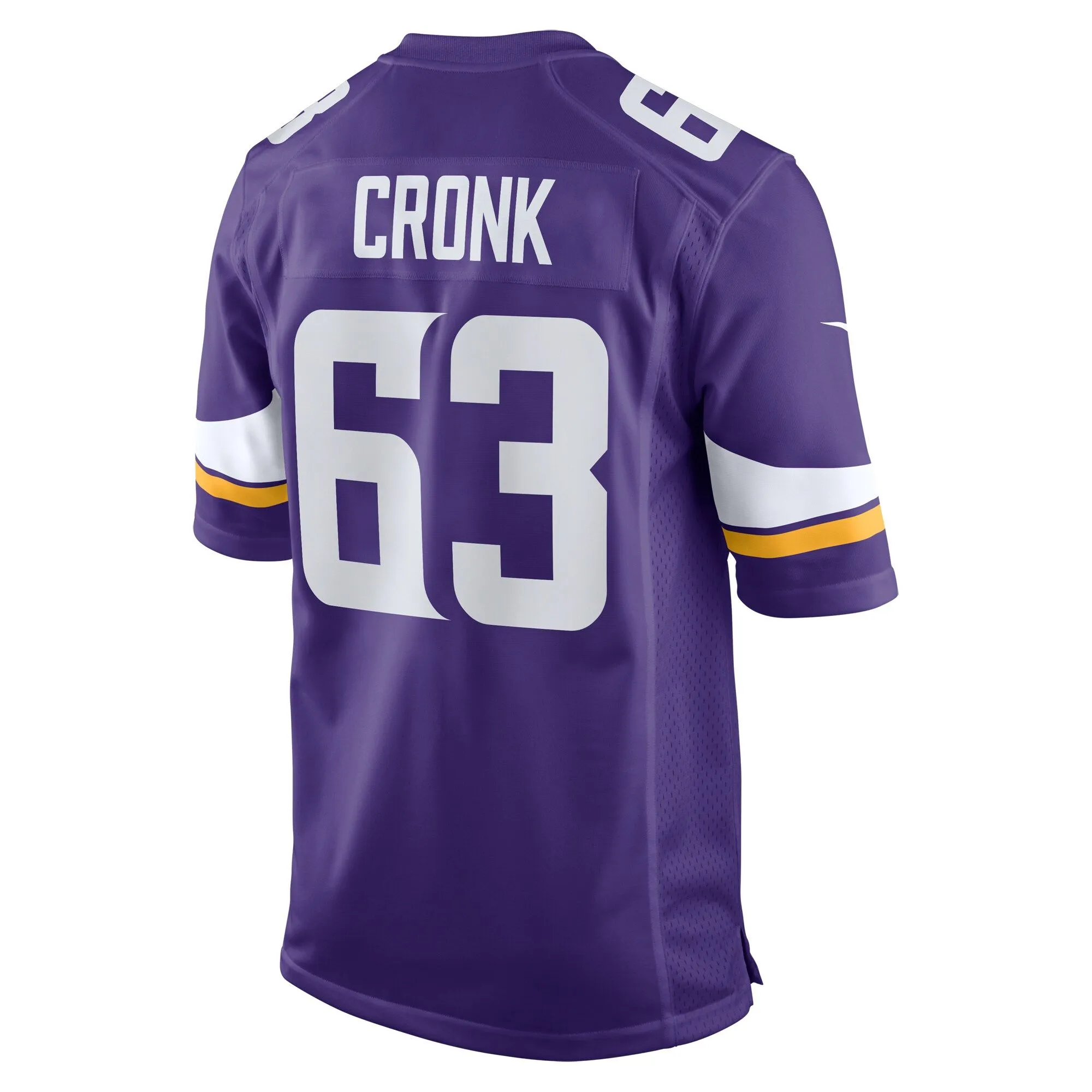 Coy Cronk Minnesota Vikings  Team Game Jersey -  Purple