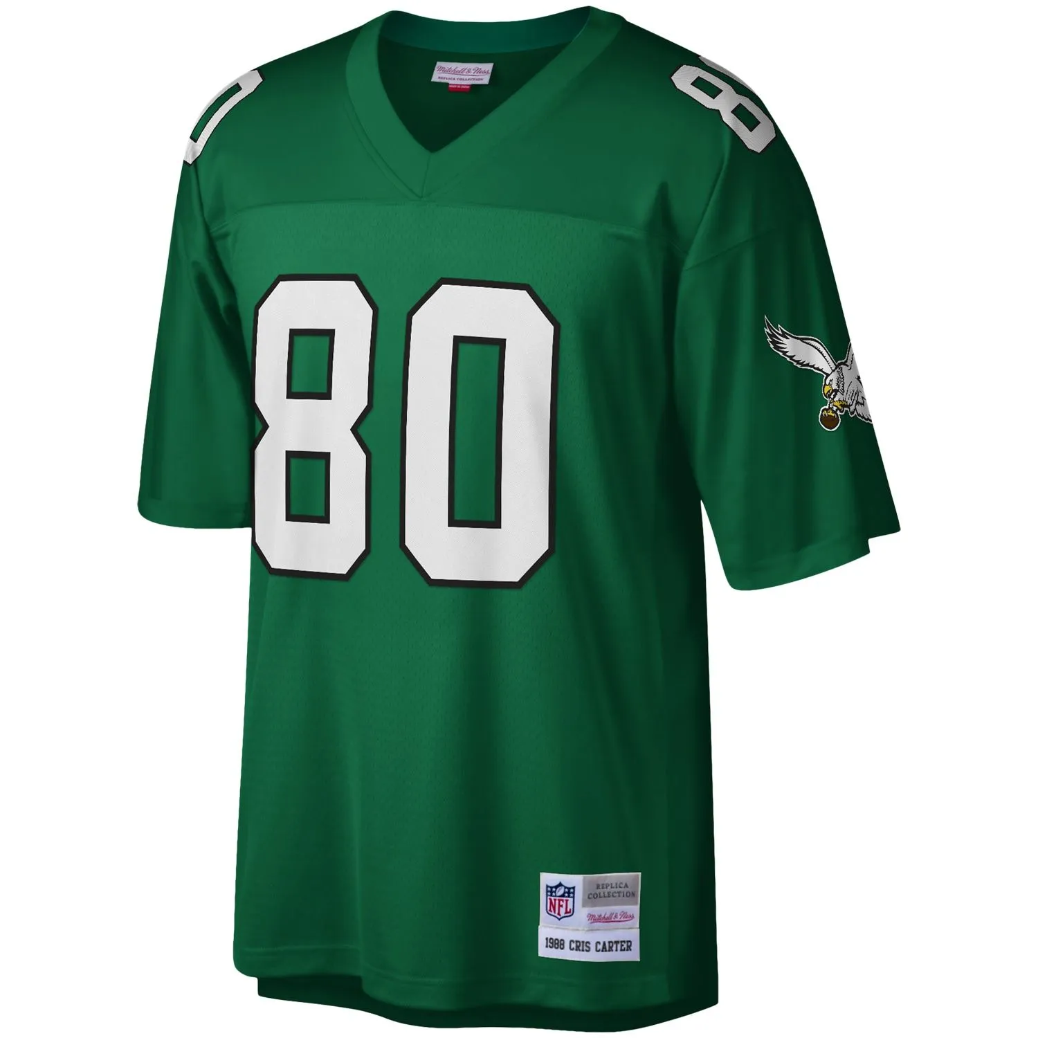 Cris Carter Philadelphia Eagles Mitchell & Ness Legacy Replica Jersey - Kelly Green