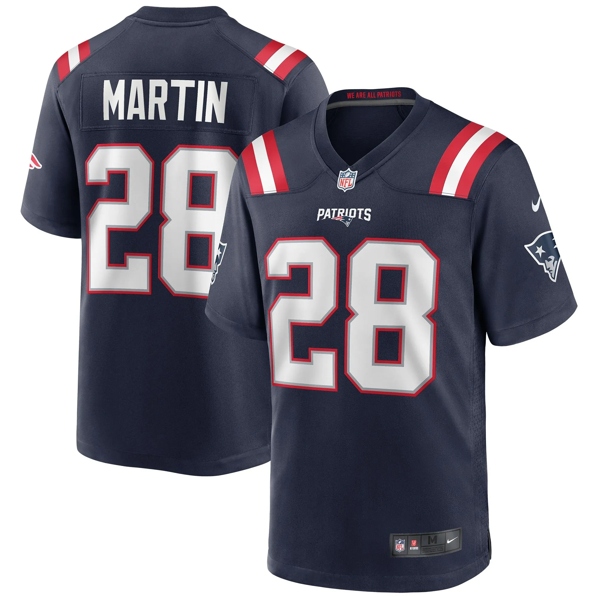 Curtis Martin New England Patriots  Game Retired Player Jersey - Navy