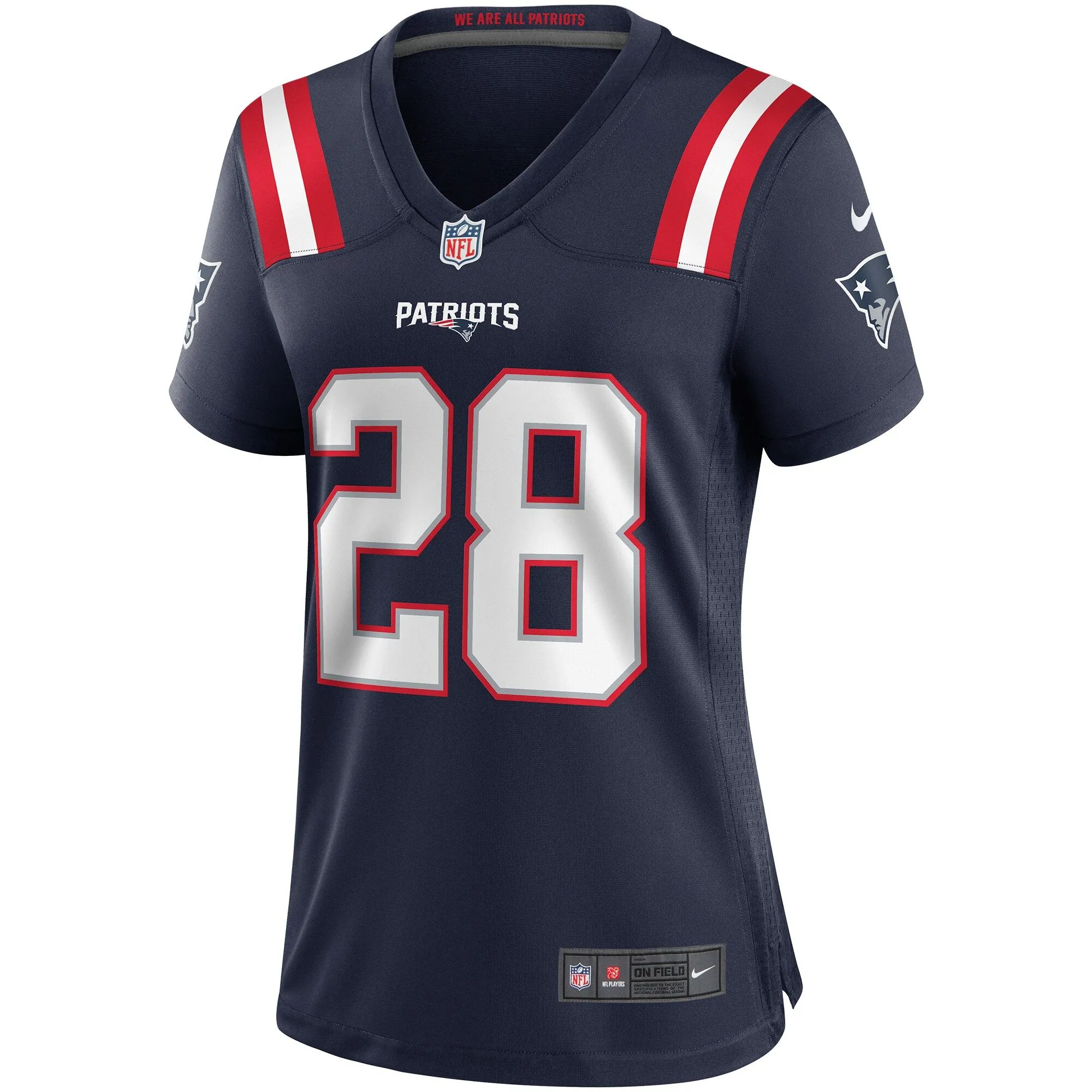 Curtis Martin New England Patriots  Women's Game Retired Player Jersey - Navy